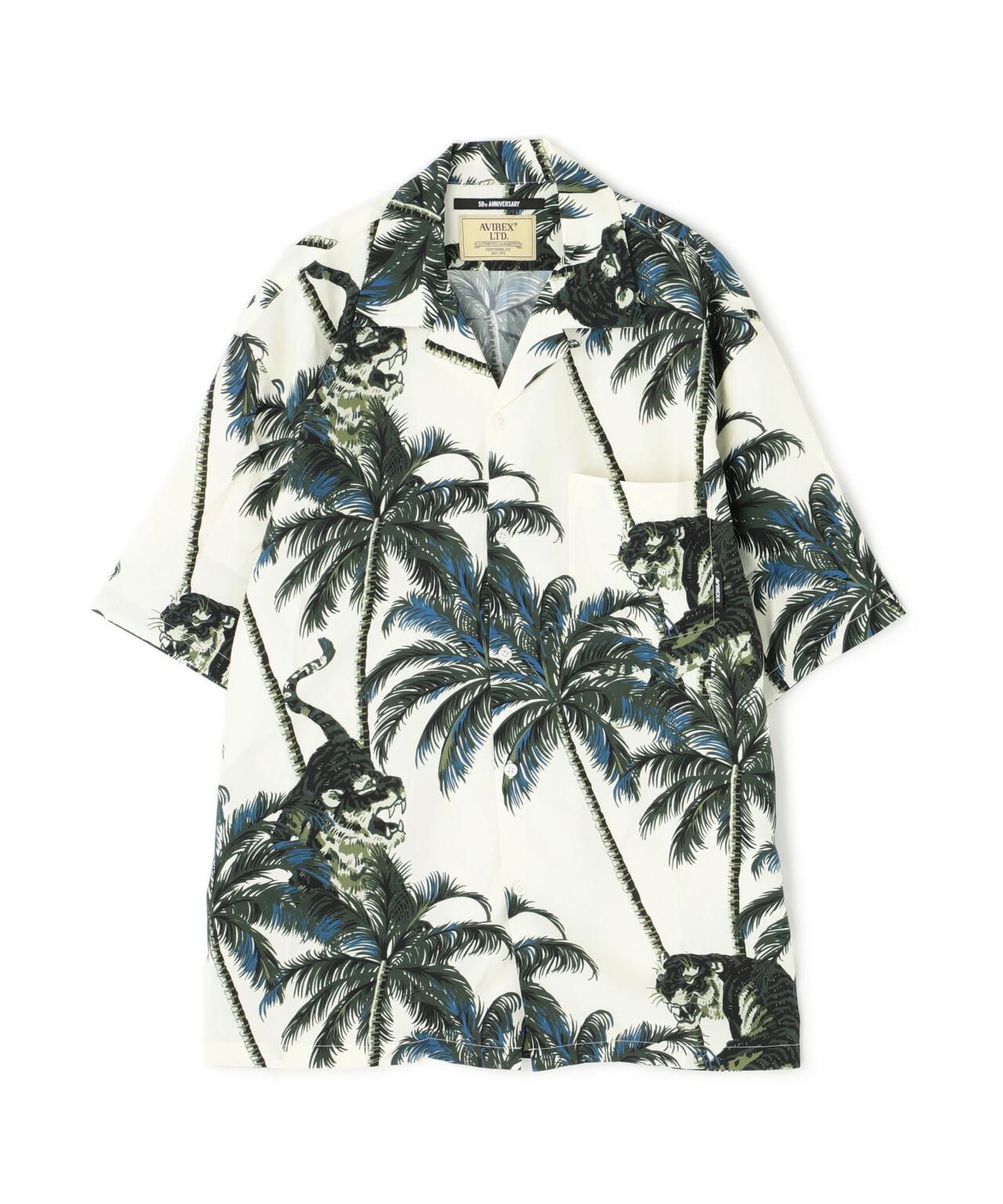 ALOHA SHIRT "TIGER & PALM TREE" / アロハシャツ "タイガー＆ パームツリー" / AVIREX