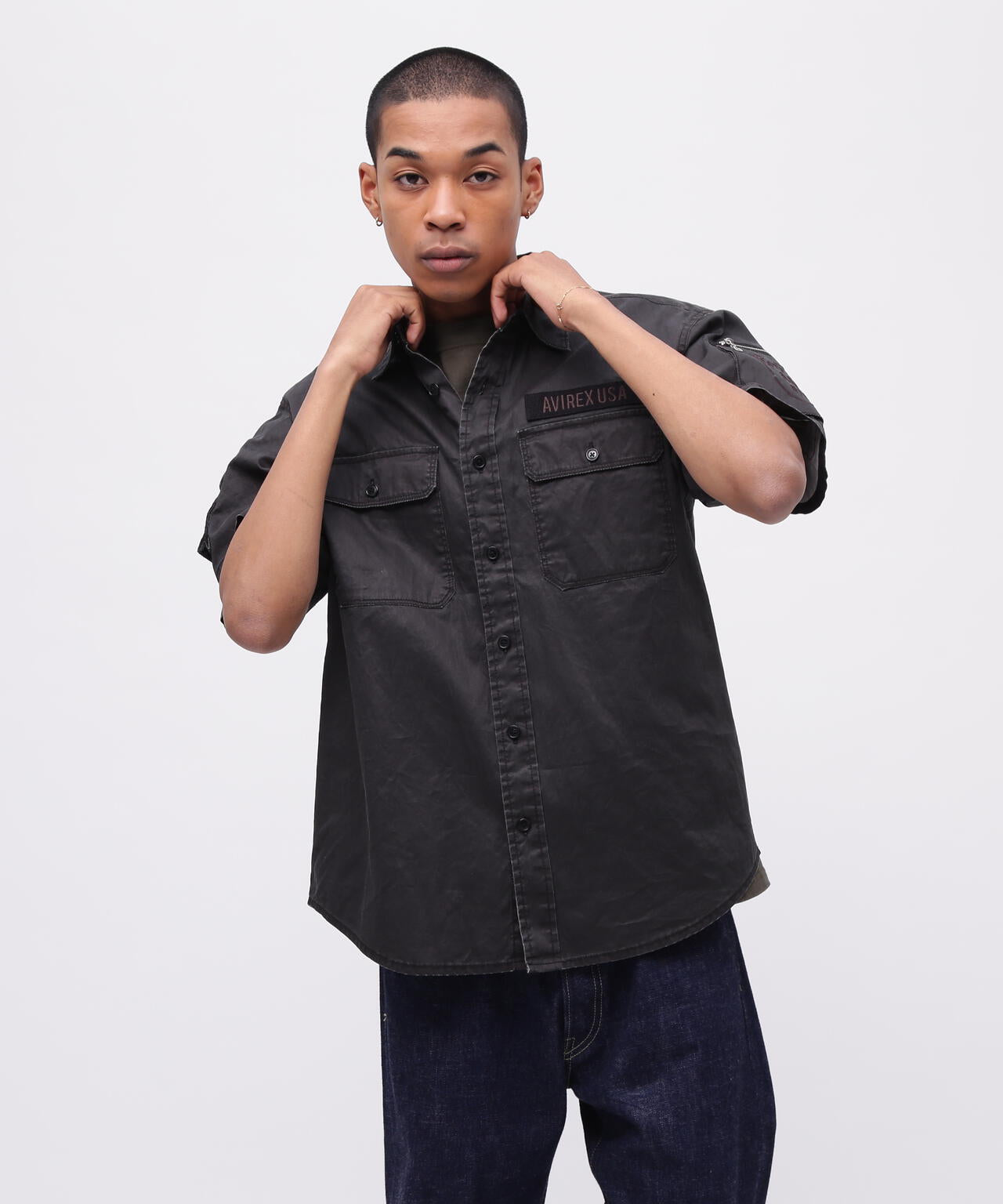 《50th Anniversary》PIGMENT FATIGUE SHIRT / ピグメント ファティーグ シャツ / AVIREX /