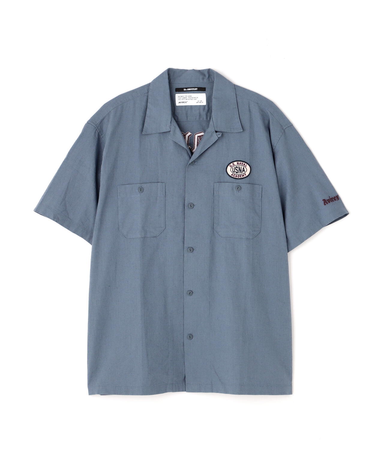 ANNAPOLIS WORK SHIRT / アナポリス 半袖ワークシャツ / AVIREX / アヴィレックス
