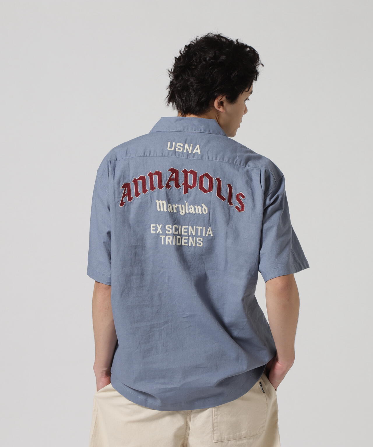 ANNAPOLIS WORK SHIRT / アナポリス 半袖ワークシャツ / AVIREX / アヴィレックス