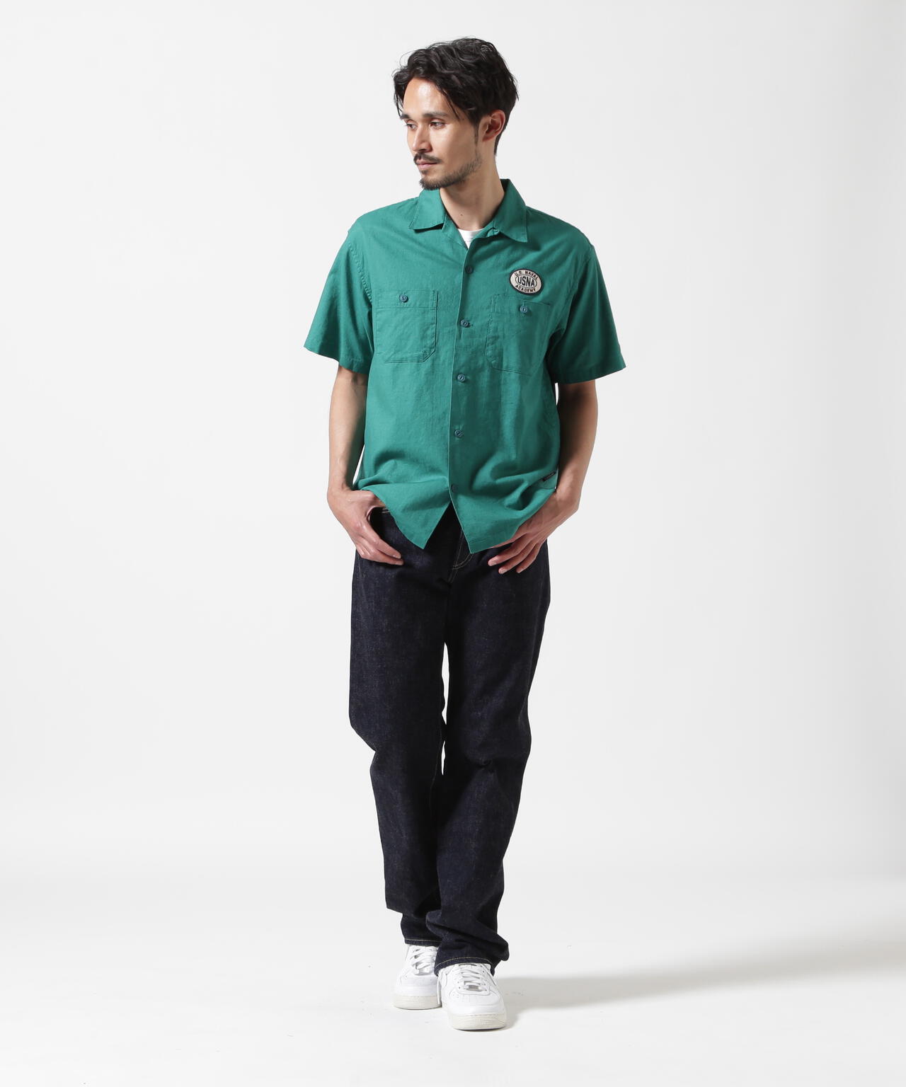 ANNAPOLIS WORK SHIRT / アナポリス 半袖ワークシャツ / AVIREX / アヴィレックス