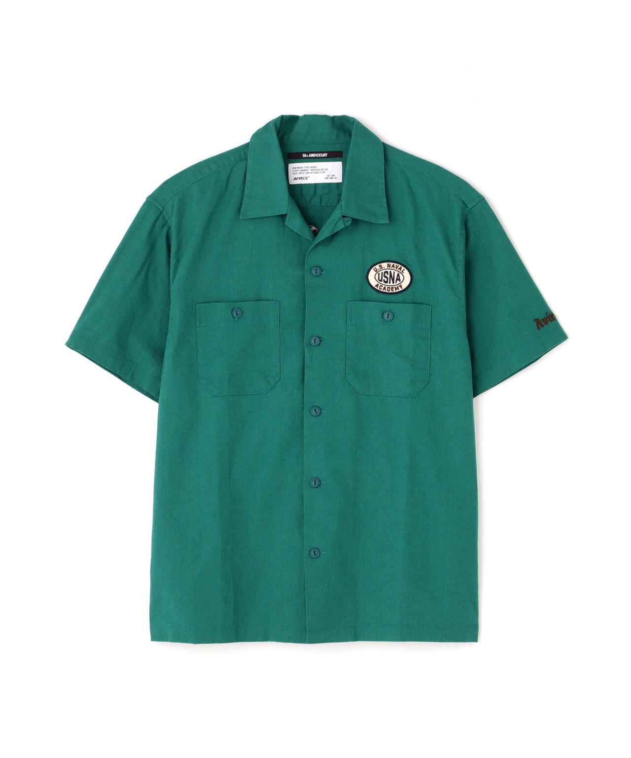 ANNAPOLIS WORK SHIRT / アナポリス 半袖ワークシャツ / AVIREX / アヴィレックス
