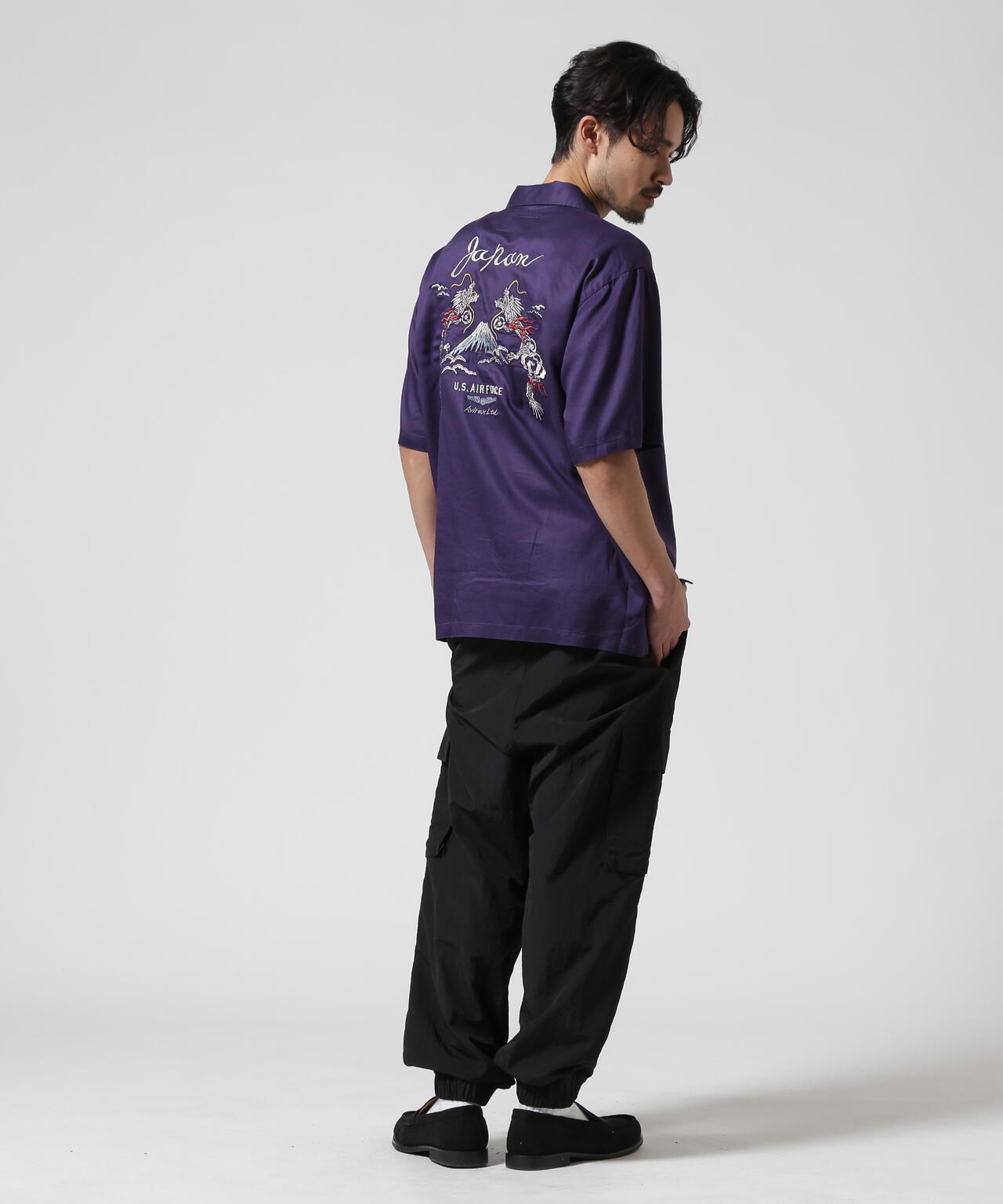DOUBLE DRAGON SOUVENIR SHIRT / ダブルドラゴン スーベニア 半袖シャツ / AVIREX / アヴィレックス