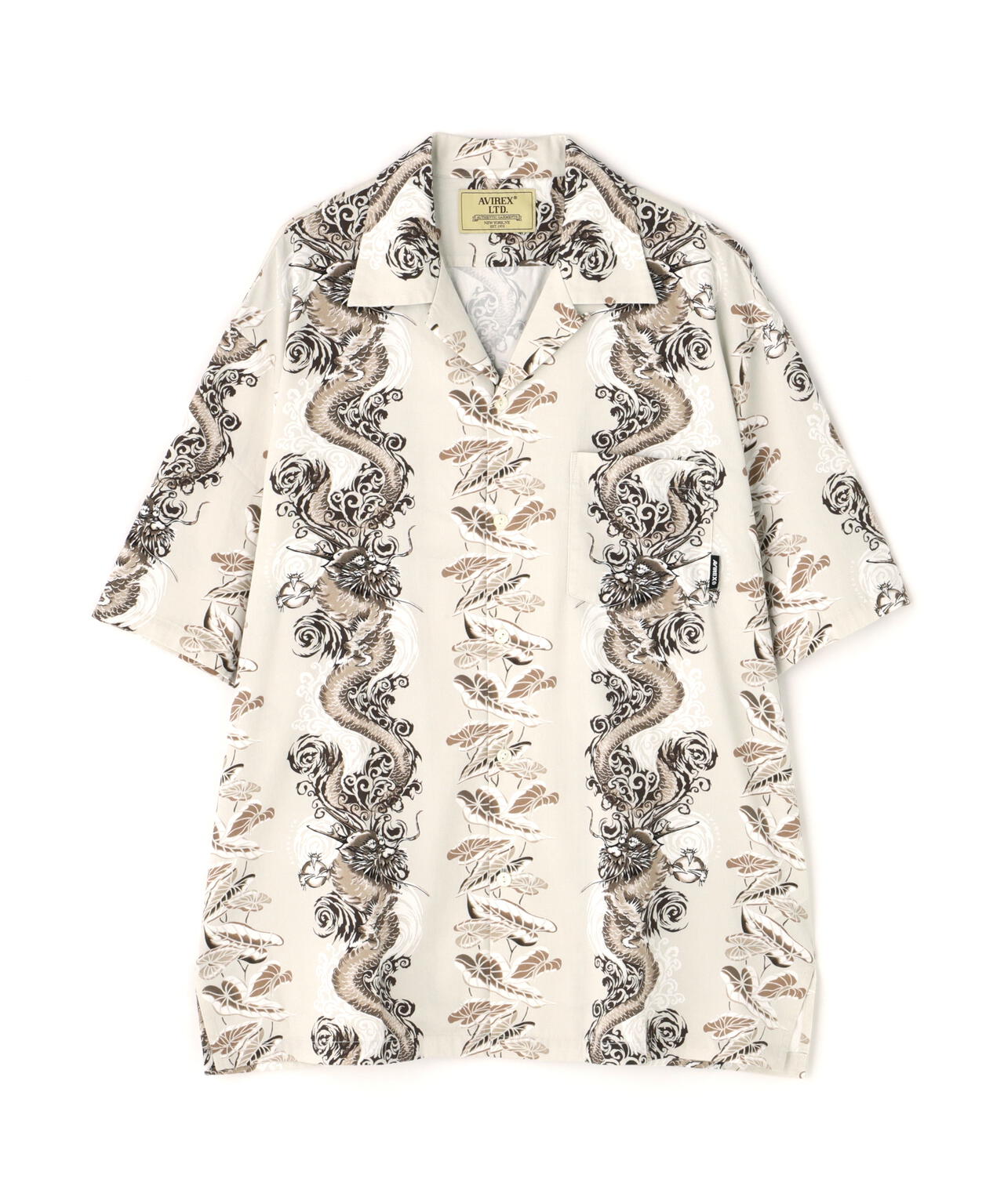 《WEB&DEPOT限定》ALOHA SHIRT DRAGON RISE / アロハシャツ ドラゴンライズ / AVIREX