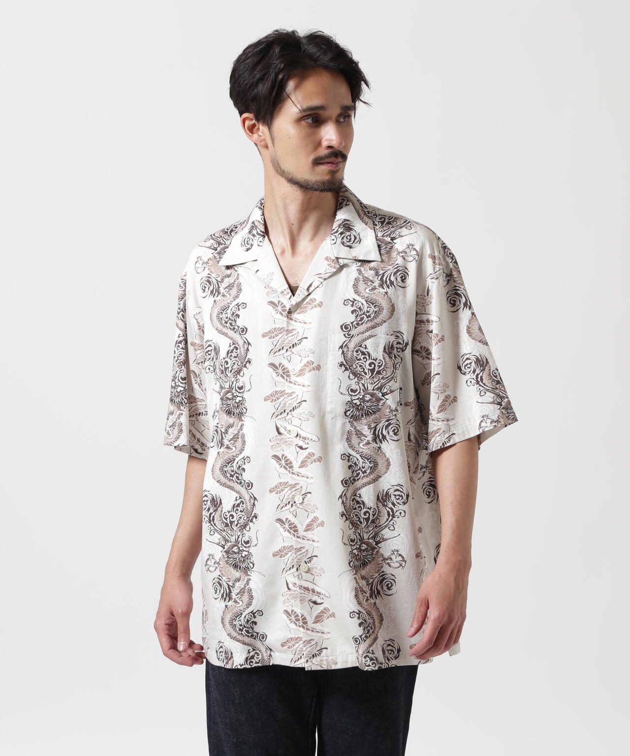 《WEB&DEPOT限定》ALOHA SHIRT DRAGON RISE / アロハシャツ ドラゴンライズ / AVIREX