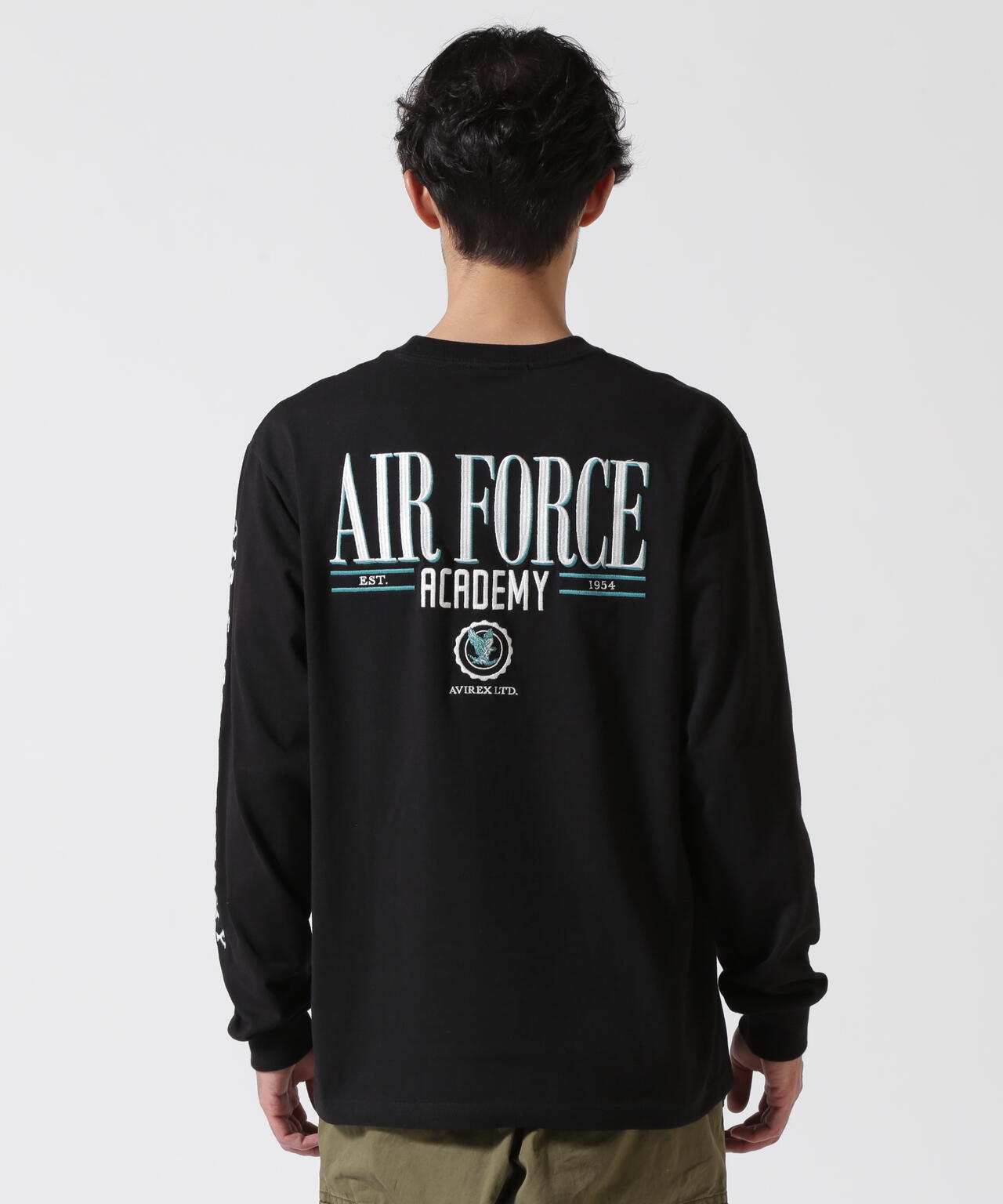 USAFA EMBROIDERY T-SHIRT / USAFA エンブロイダリー 長袖Tシャツ / AVIREX / アヴィレックス