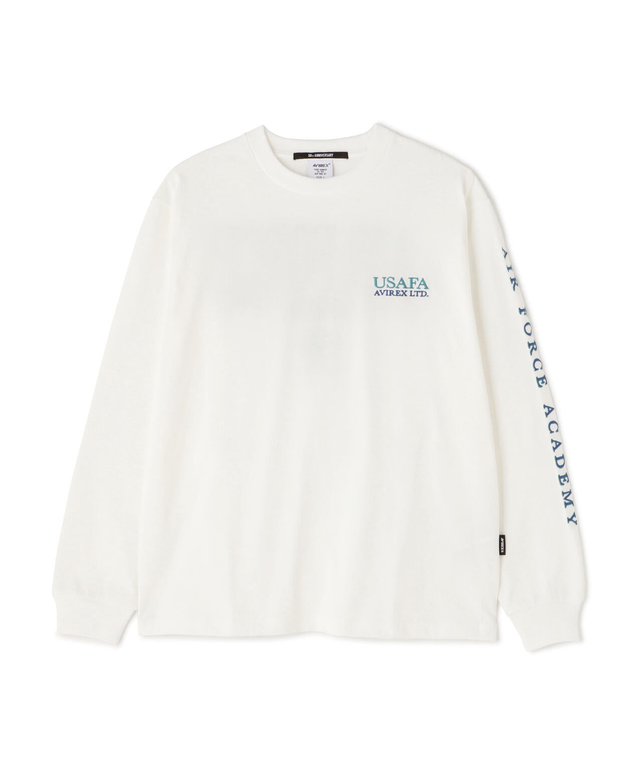USAFA EMBROIDERY T-SHIRT / USAFA エンブロイダリー 長袖Tシャツ / AVIREX / アヴィレックス