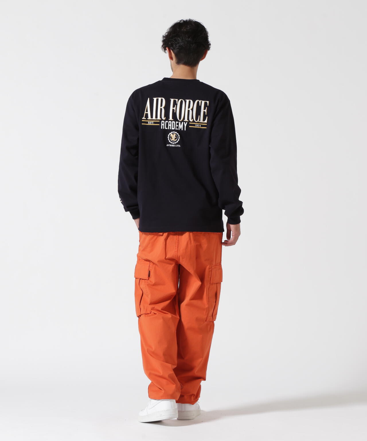 USAFA EMBROIDERY T-SHIRT / USAFA エンブロイダリー 長袖Tシャツ / AVIREX / アヴィレックス