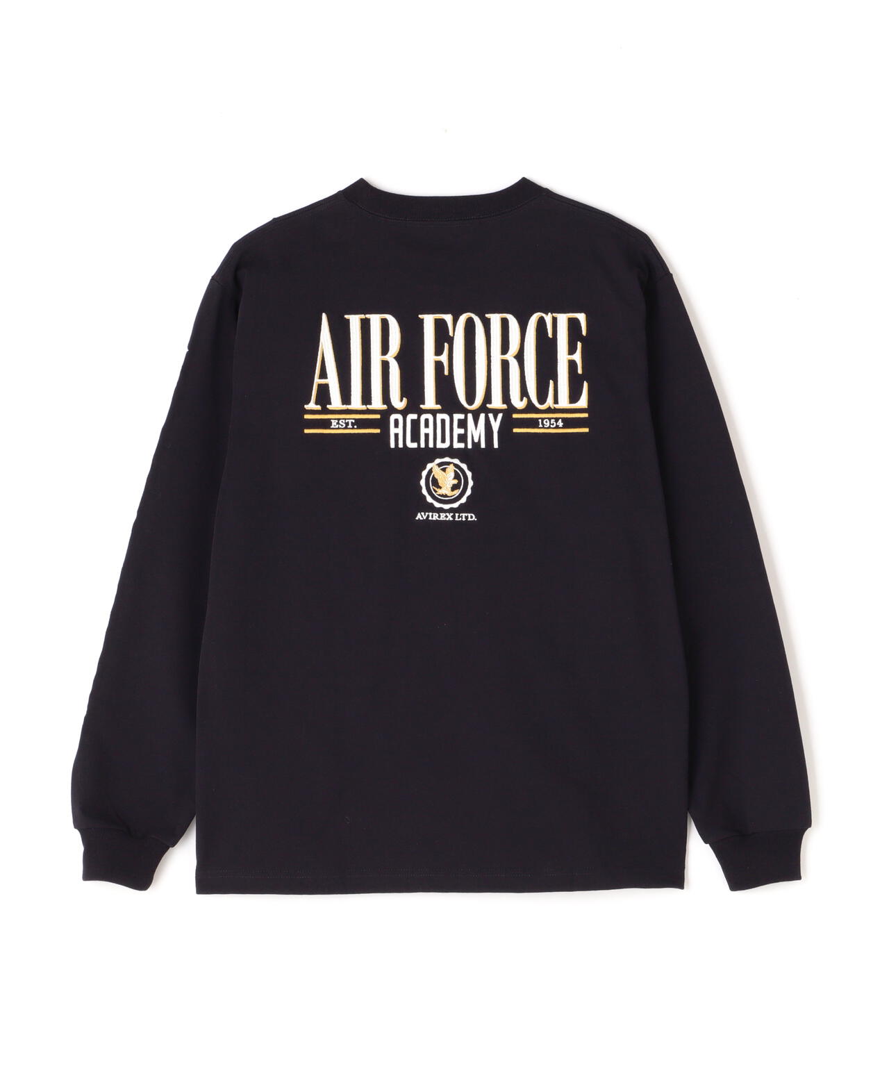 USAFA EMBROIDERY T-SHIRT / USAFA エンブロイダリー 長袖Tシャツ / AVIREX / アヴィレックス