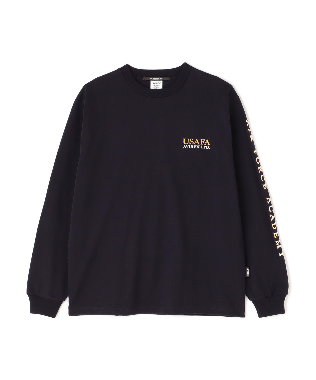 USAFA EMBROIDERY T-SHIRT / USAFA エンブロイダリー 長袖Tシャツ / AVIREX / アヴィレックス
