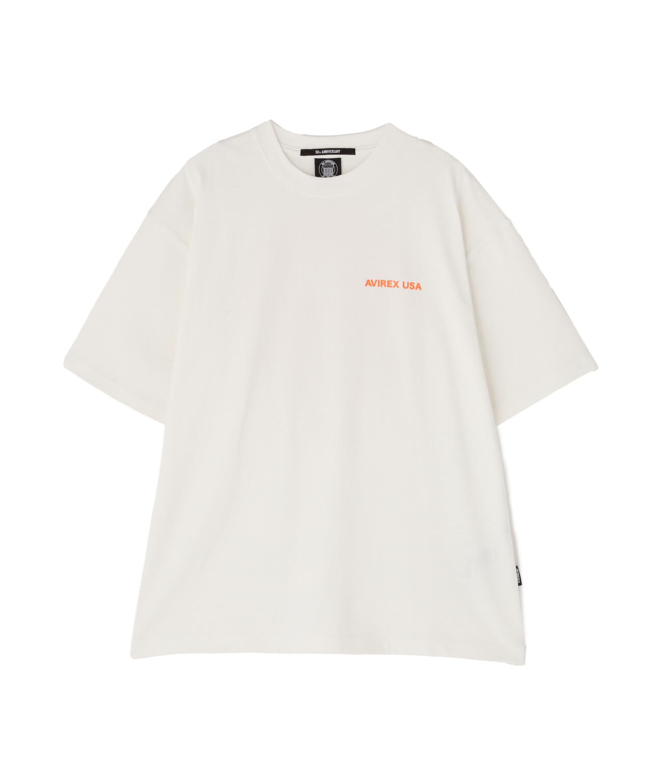 CIRCLE LOGO T-SHIRT "QUEENS BRIDGE" / サークルロゴ 半袖Tシャツ / AVIREX / アヴィレックス