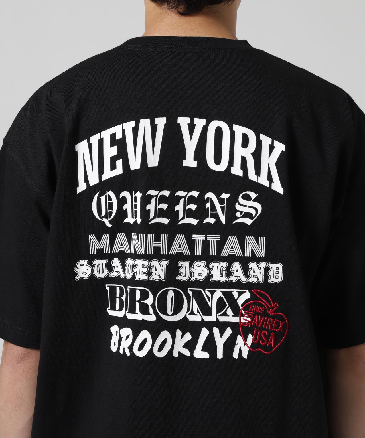 BIG APPLE T-SHIRT / ビッグアップル 半袖Tシャツ / AVIREX / アヴィレックス