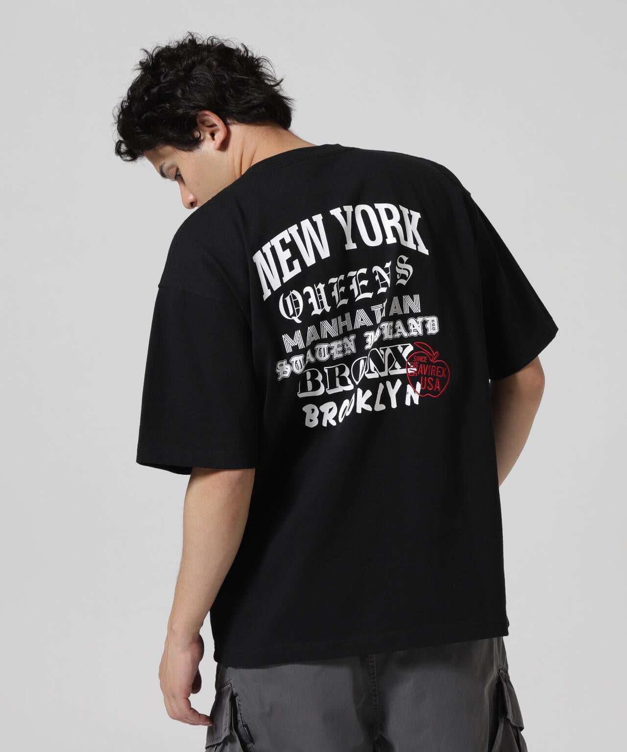 BIG APPLE T-SHIRT / ビッグアップル 半袖Tシャツ / AVIREX / アヴィレックス