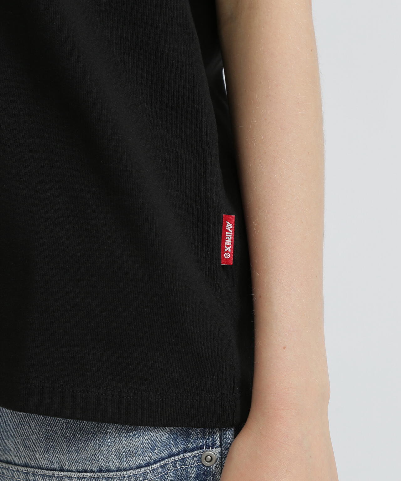 《WEB&DEPOT限定》ONE POINT EMB T-SHIRT"VARSITY LOGO" / ワンポイントロゴ 刺繍 半袖Tシャツ