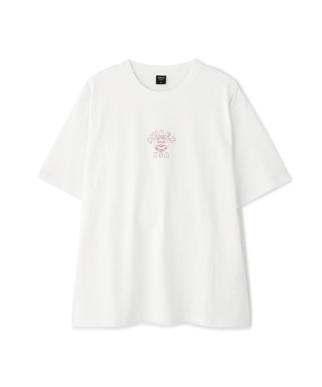 《WEB&DEPOT限定》ONE POINT EMB T-SHIRT"VARSITY LOGO" / ワンポイントロゴ 刺繍 半袖Tシャツ