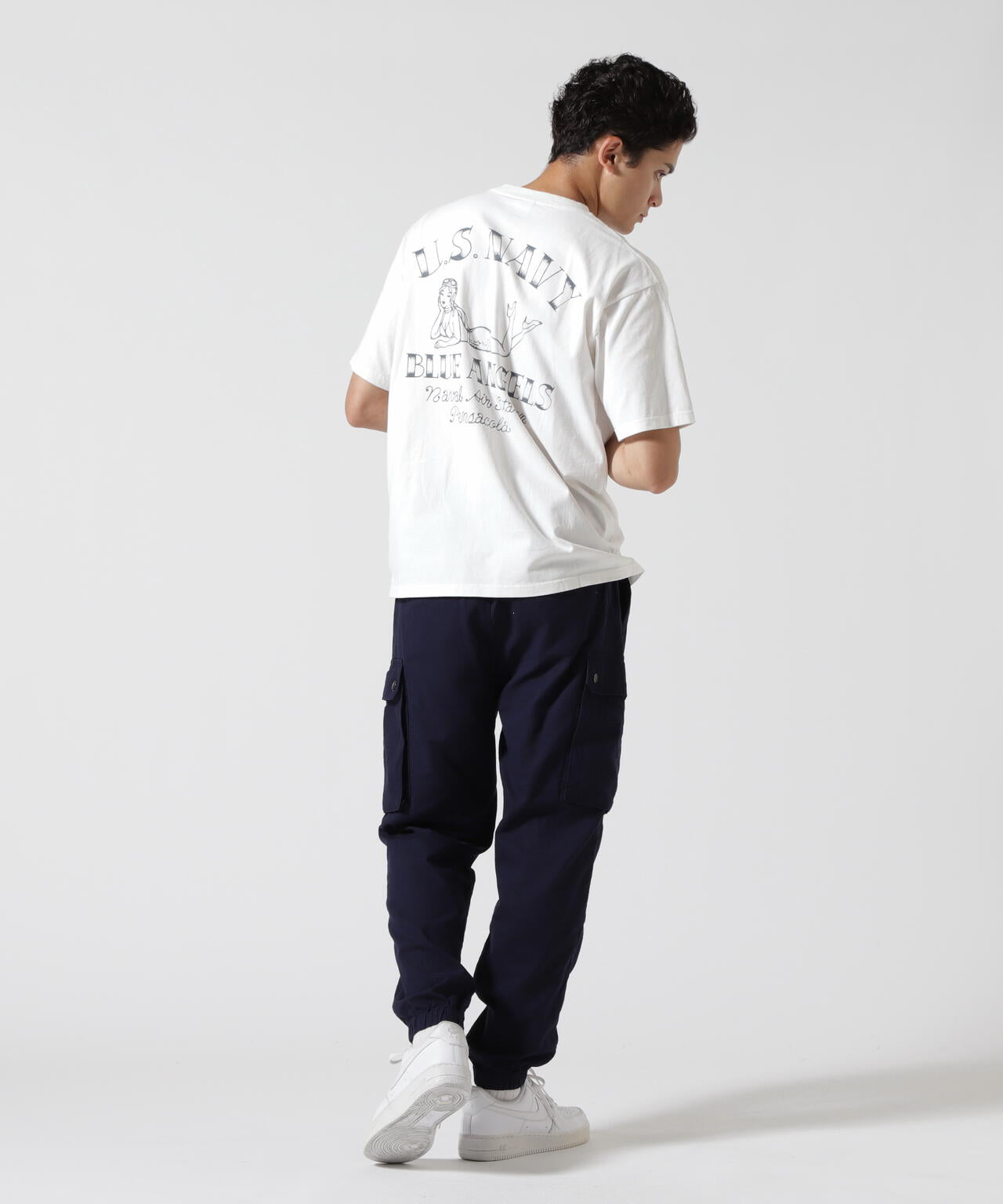 《WEB&DEPOT限定》PINUP GIRL T-SHIRT "BLUE ANGELS"