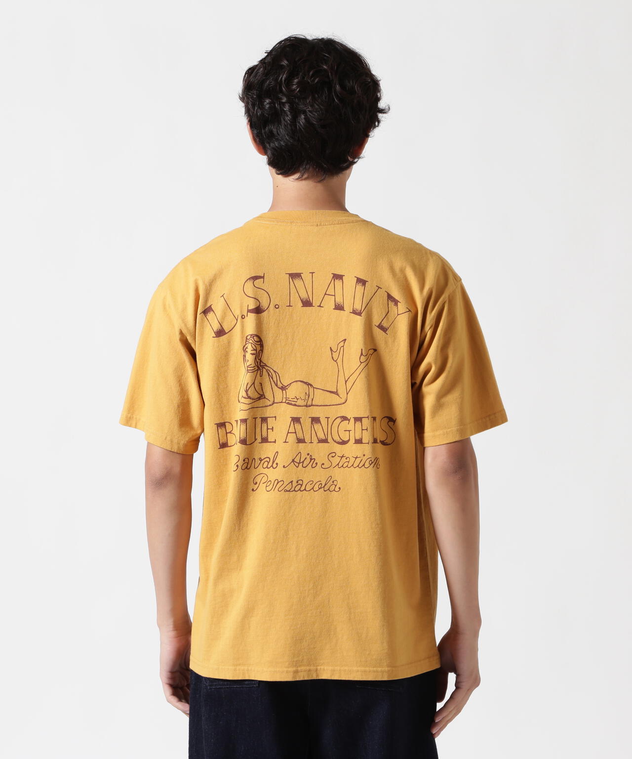 《WEB&DEPOT限定》PINUP GIRL T-SHIRT "BLUE ANGELS"