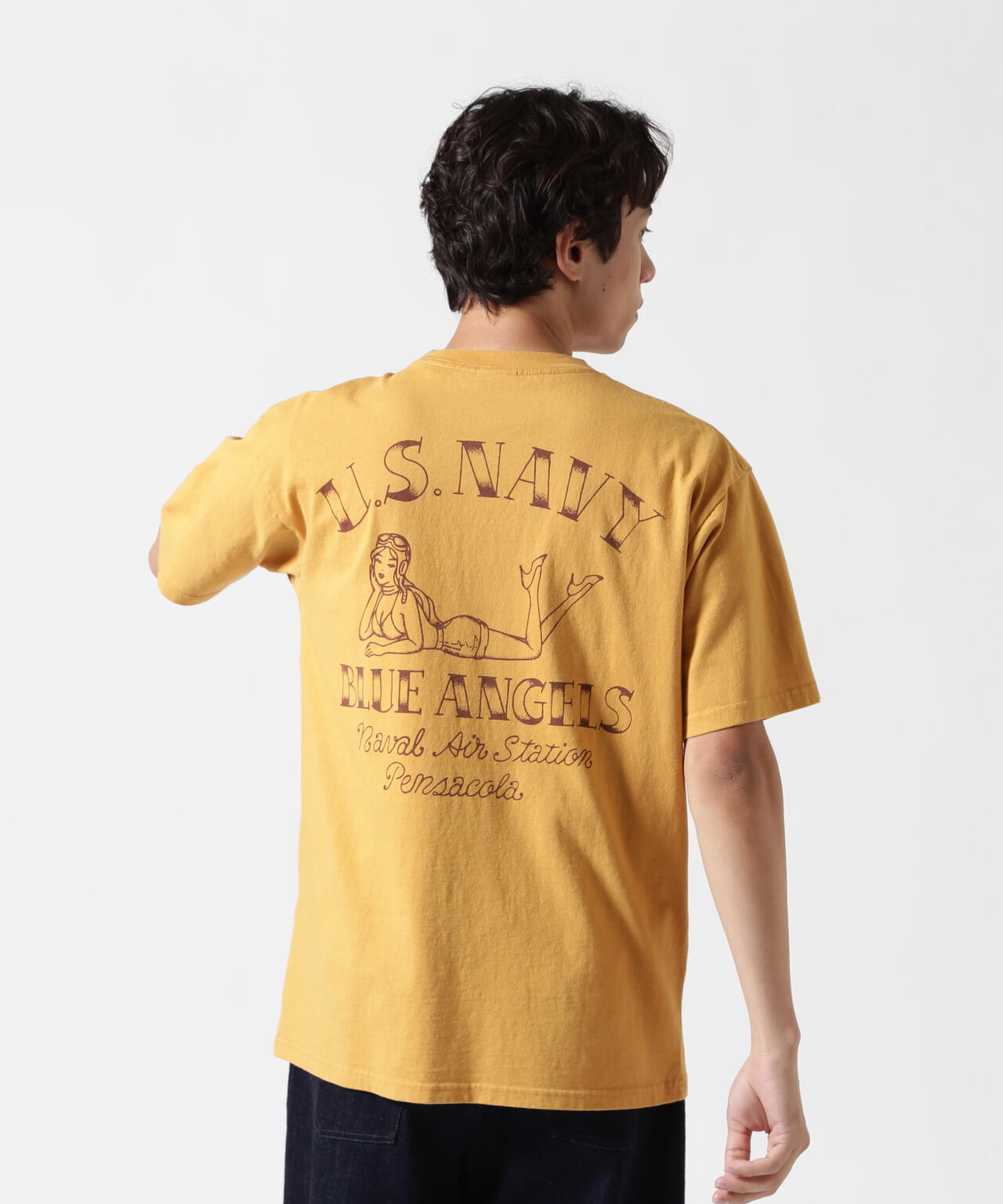 《WEB&DEPOT限定》PINUP GIRL T-SHIRT "BLUE ANGELS"
