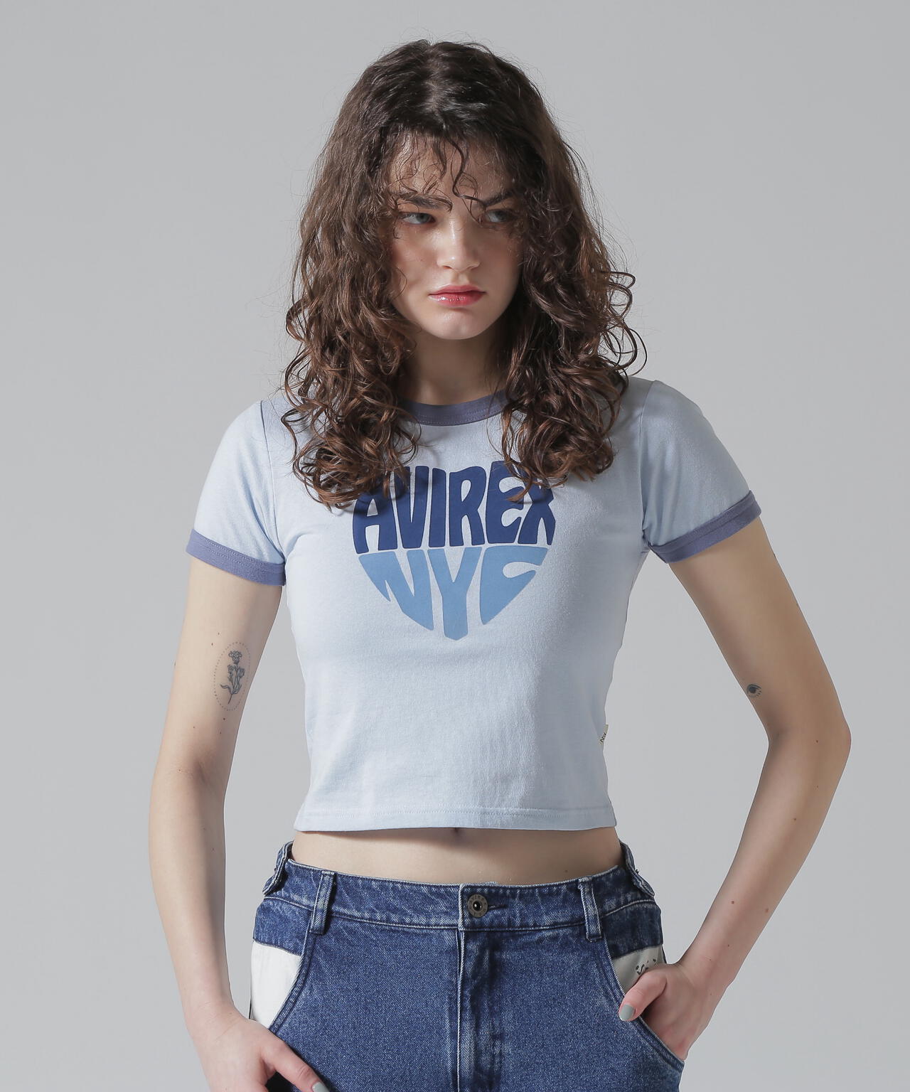 RINGER HEART LOGO T-SHIRT/リンガーハートロゴTシャツ
