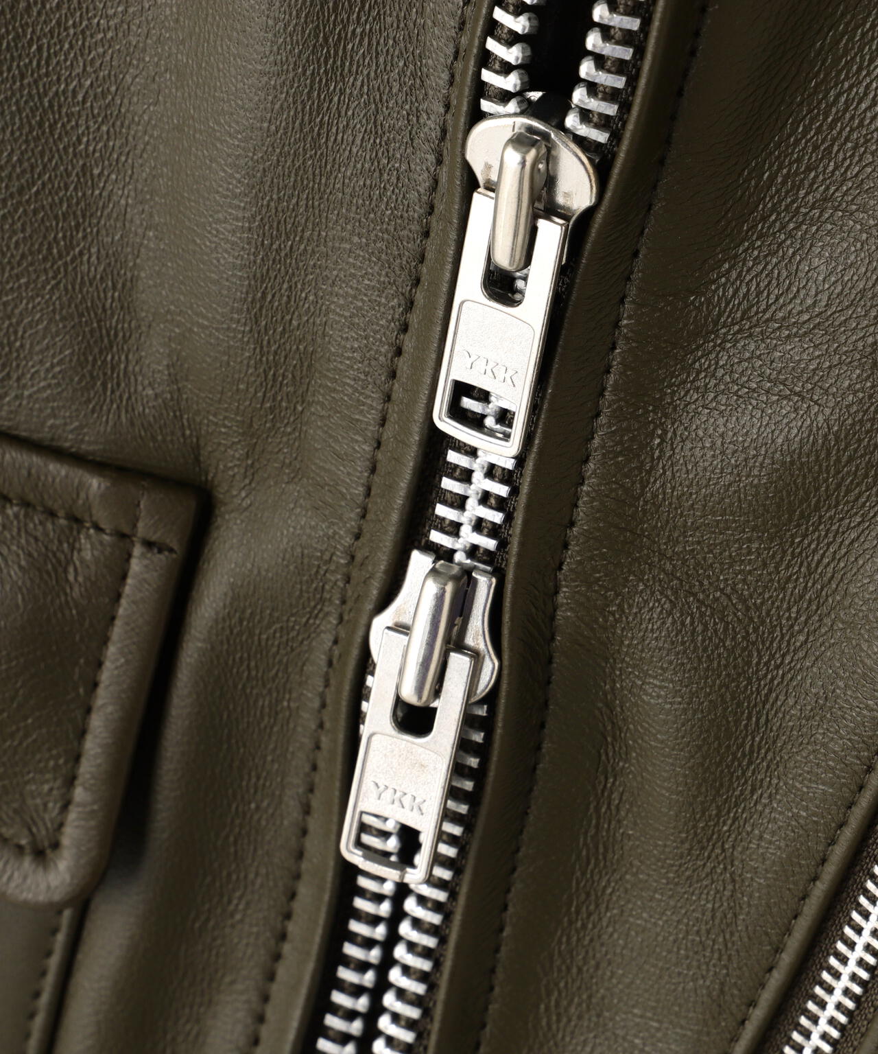 LEATHER MILITARY RIDERS JACKET/レザー ミリタリー ライダース