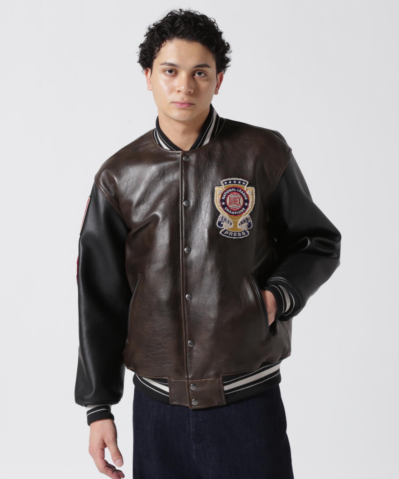 《AVIREX｜MOANDMOCLOTHING》STADIUM JACKET ”WORLD SERIES”