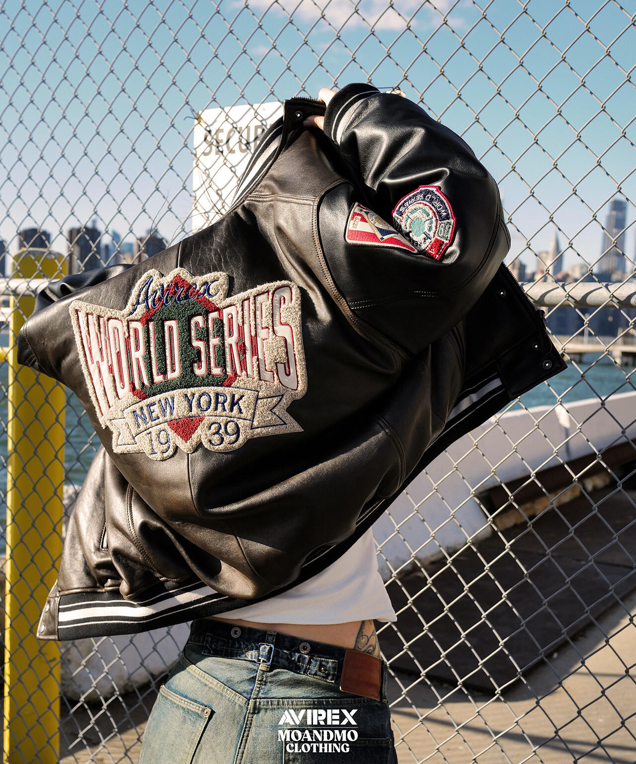 《AVIREX｜MOANDMOCLOTHING》STADIUM JACKET ”WORLD SERIES”