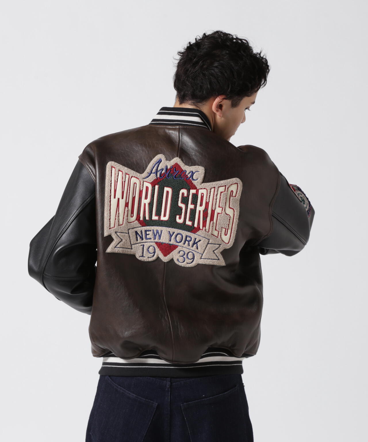 《AVIREX｜MOANDMOCLOTHING》STADIUM JACKET ”WORLD SERIES”