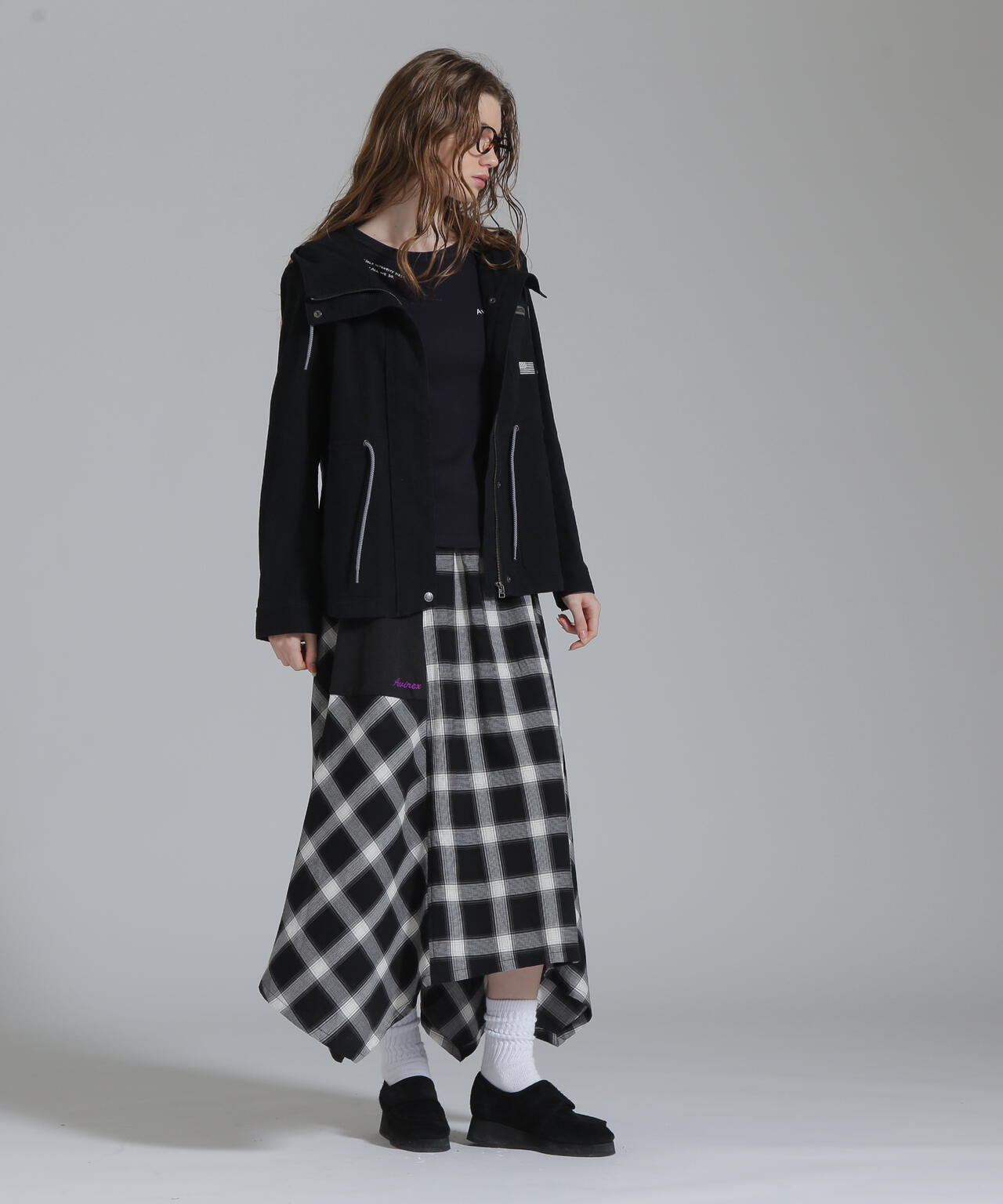 COLOR ZIP COMBI JACKET/カラージップコンビジャケット