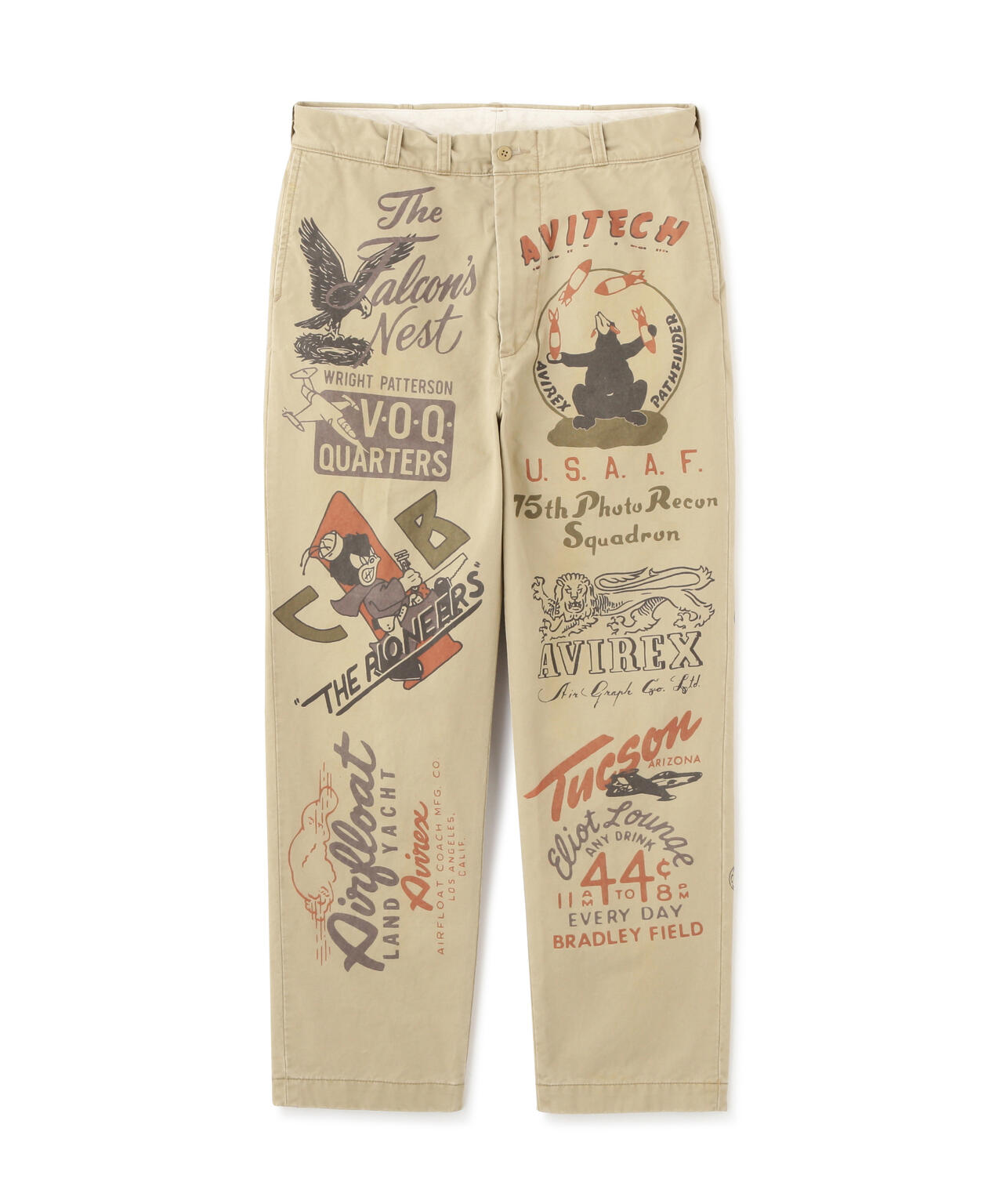 《RESTORE COLLECTION》60’s ARMY CHINO PANTS ”ARCHIVE GRAPHIC”