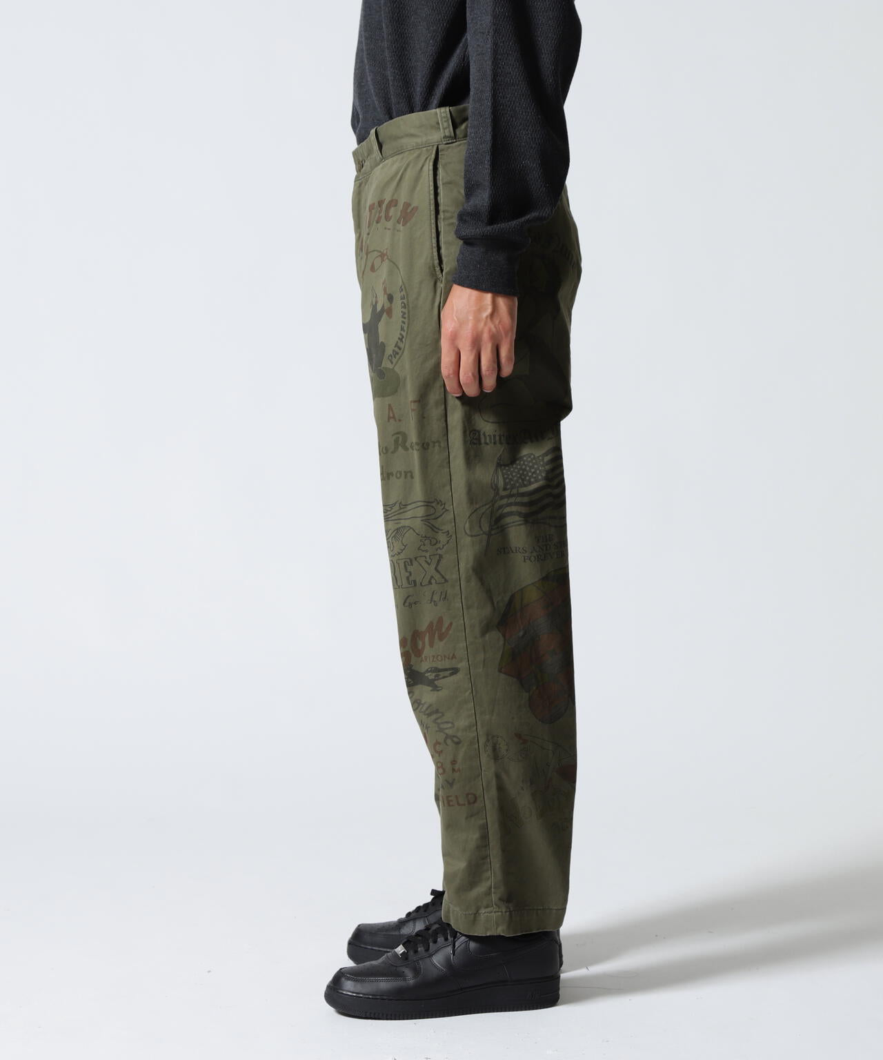 《RESTORE COLLECTION》60’s ARMY CHINO PANTS ”ARCHIVE GRAPHIC”