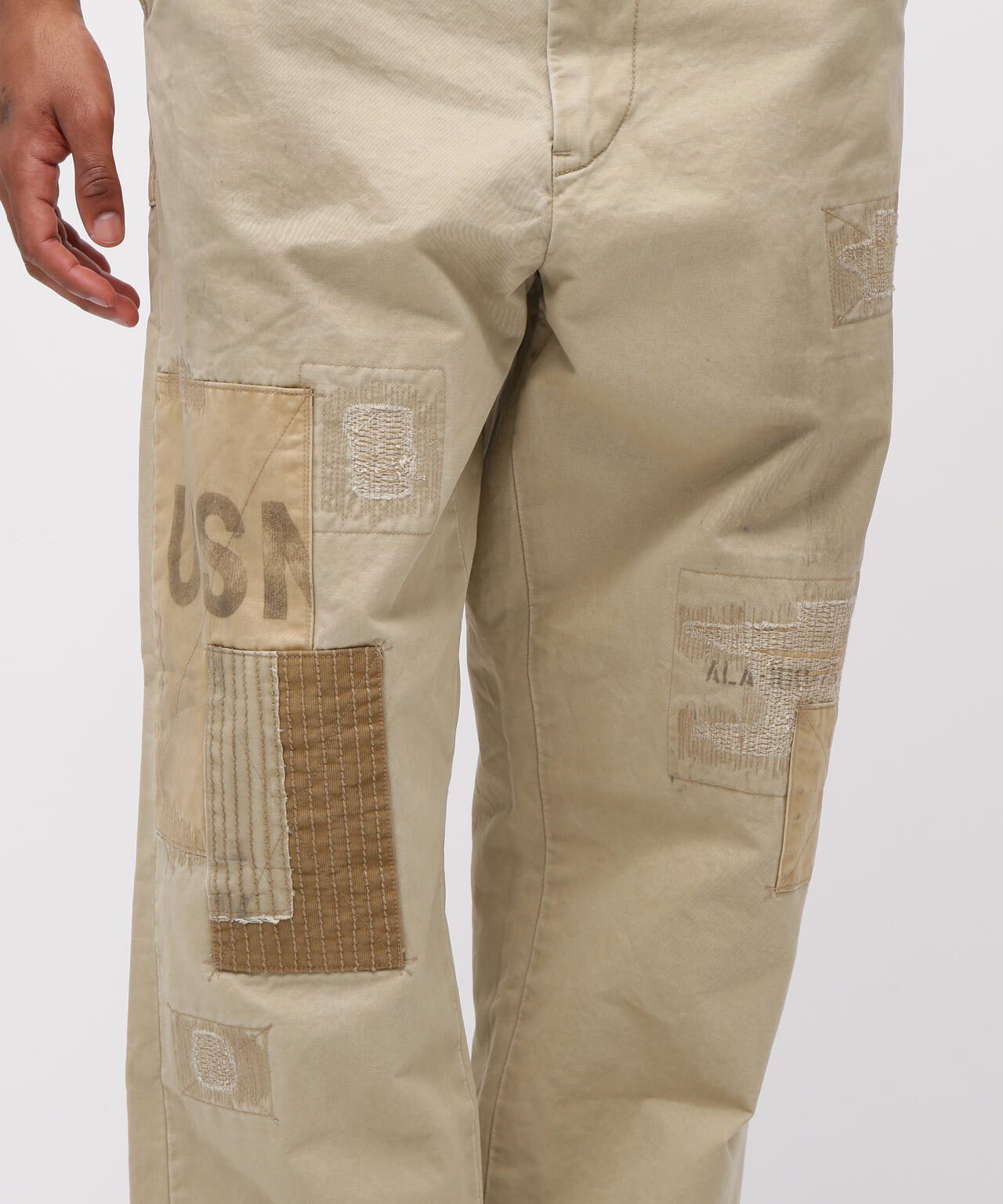 《RESTORE COLLECTION》ARMY CHINO PANTS ”REPAIR CUSTOM”