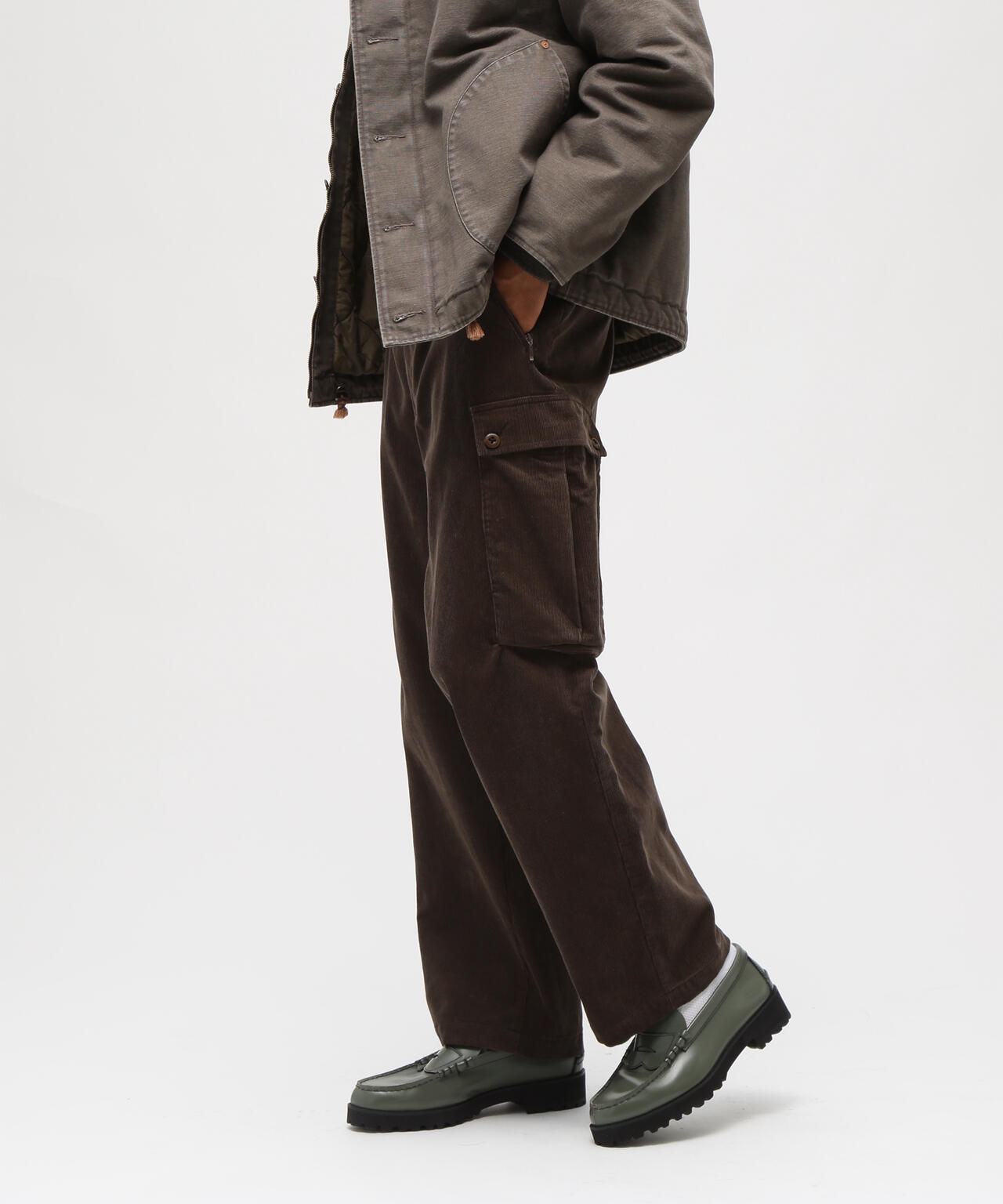 《TFQP by HANDROOM》M-47 CORDUROY CARGO TROUSERS