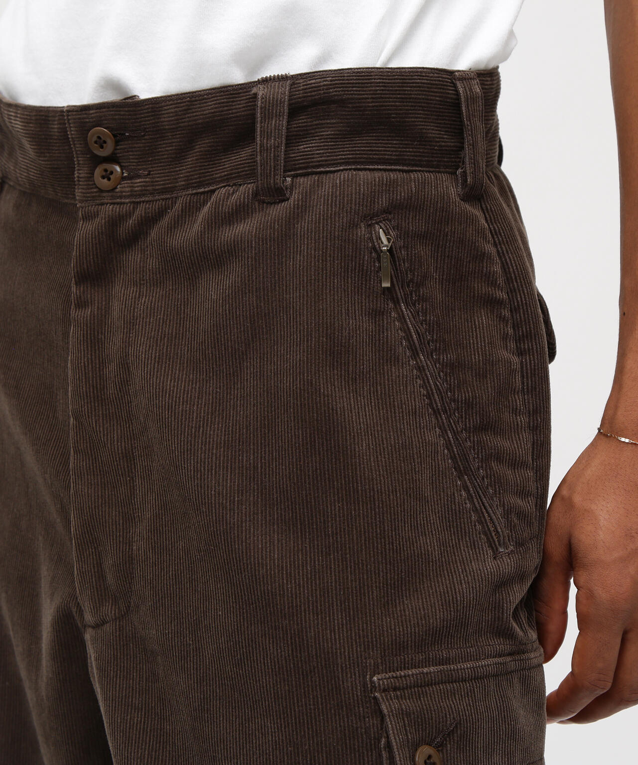 《TFQP by HANDROOM》M-47 CORDUROY CARGO TROUSERS