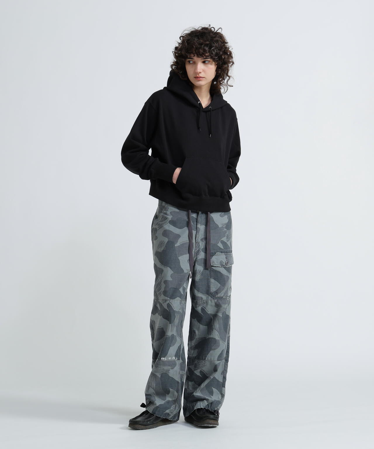 《WOMAN》CAMOUFLAGE CARGO LONG PANTS/カモフラージュカーゴロングパンツ