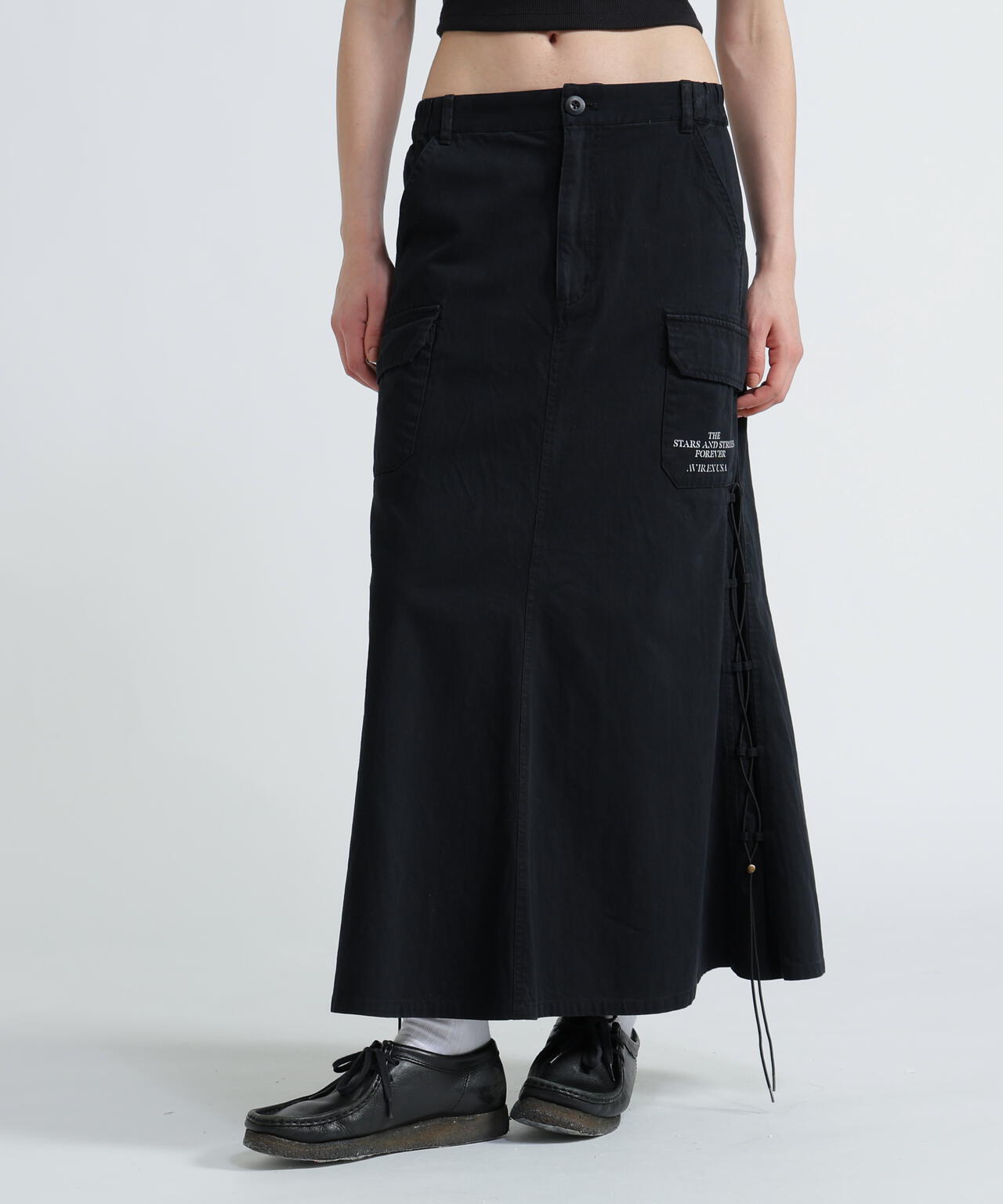 MILITARY SIDE LACE UP SKIRT/ミリタリーサイドレースアップスカート