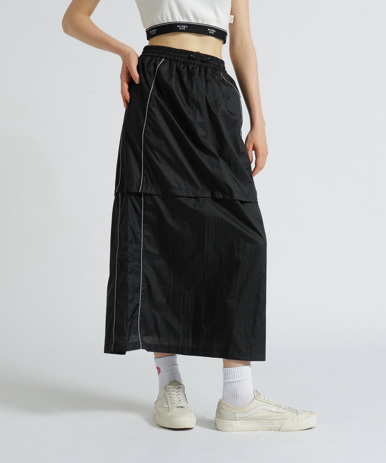 SHEER COLOR SCHEME SKIRT/シアーカラー スキームスカート