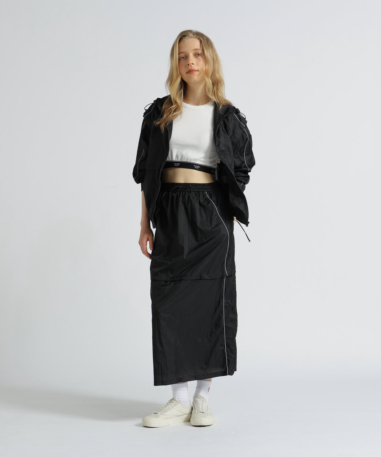 SHEER COLOR SCHEME SKIRT/シアーカラー スキームスカート