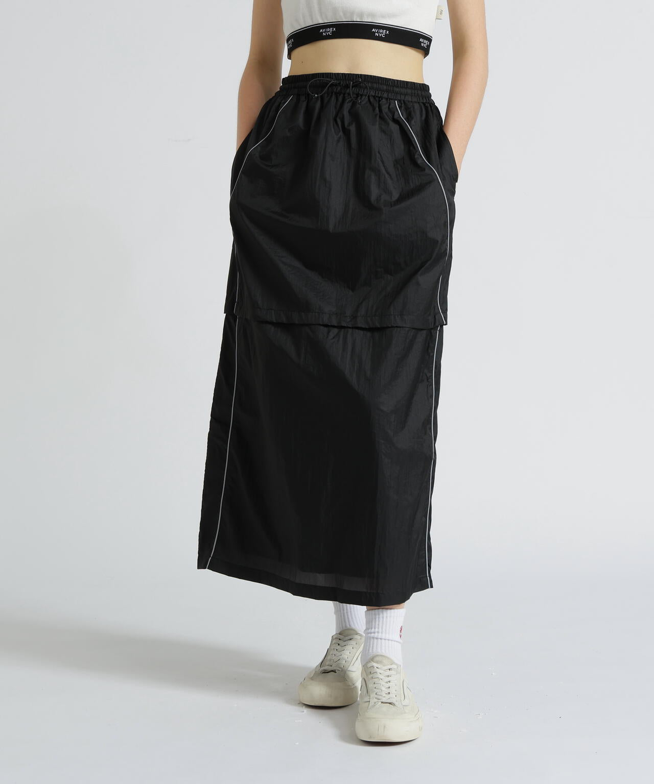 SHEER COLOR SCHEME SKIRT/シアーカラー スキームスカート