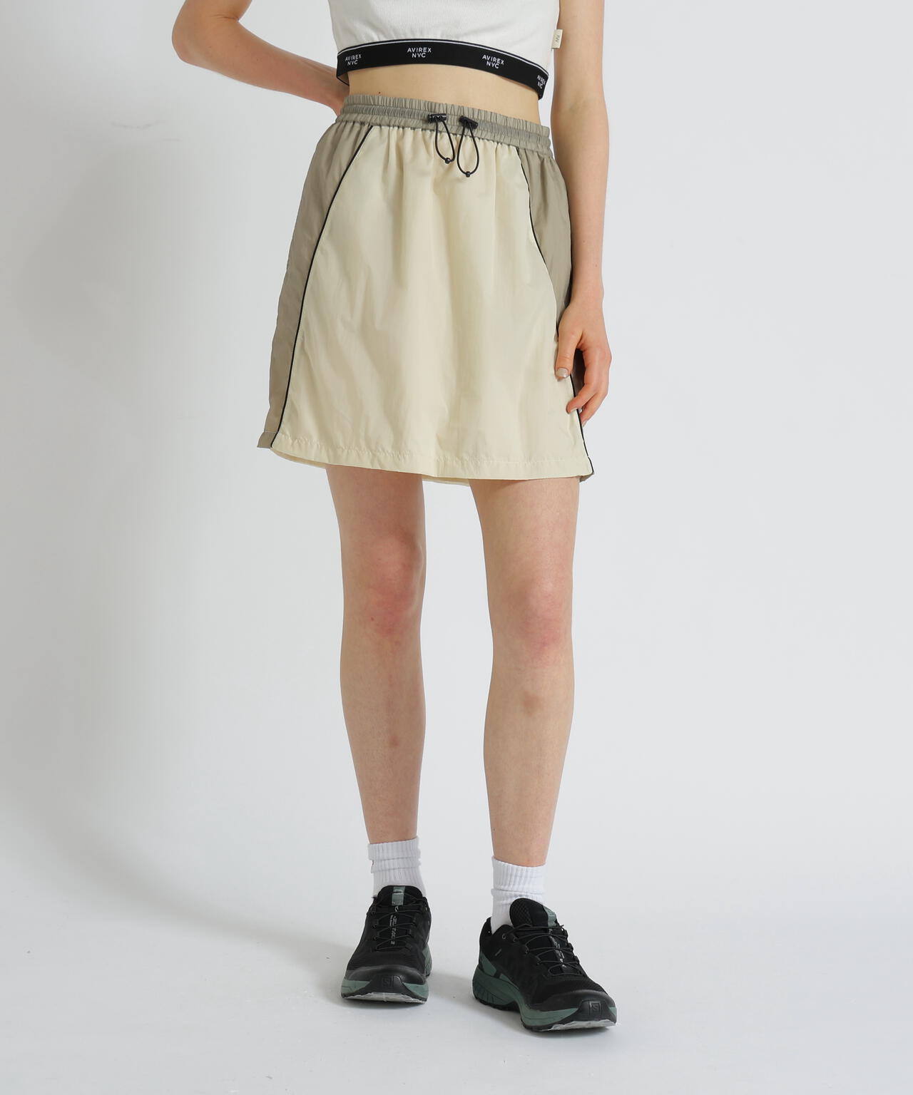 SHEER COLOR SCHEME SKIRT/シアーカラー スキームスカート