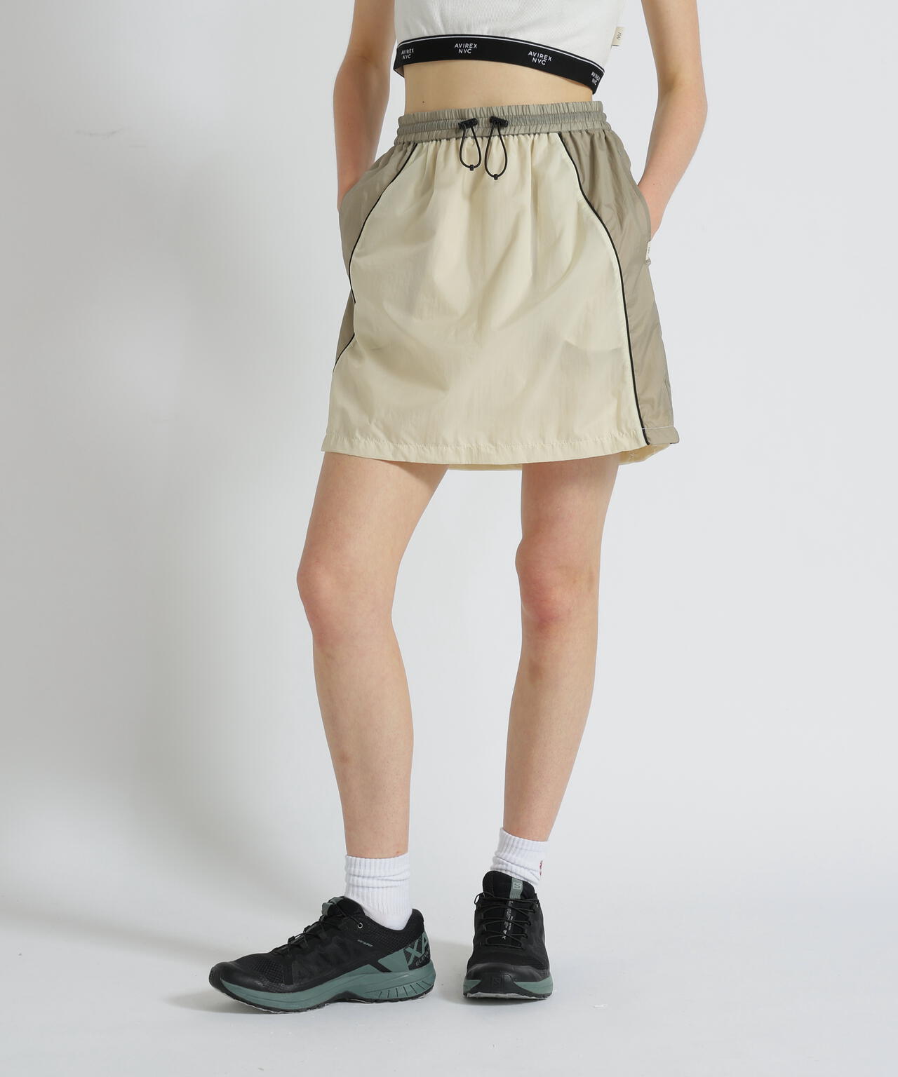 SHEER COLOR SCHEME SKIRT/シアーカラー スキームスカート