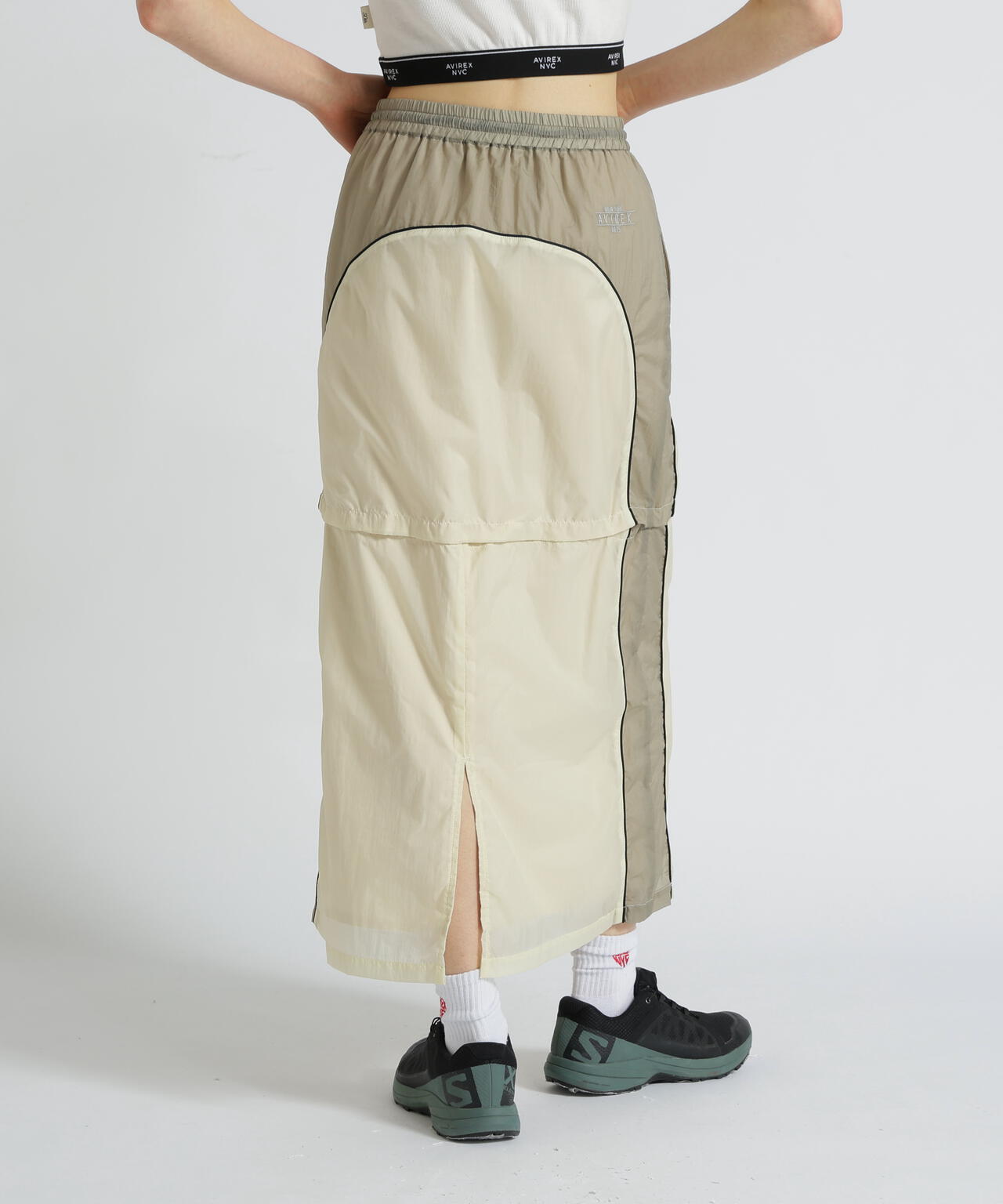 SHEER COLOR SCHEME SKIRT/シアーカラー スキームスカート