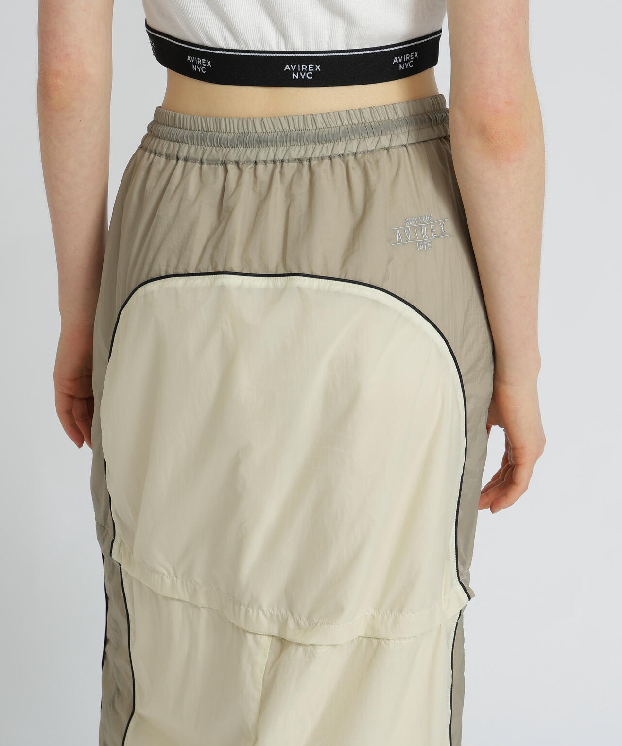 SHEER COLOR SCHEME SKIRT/シアーカラー スキームスカート