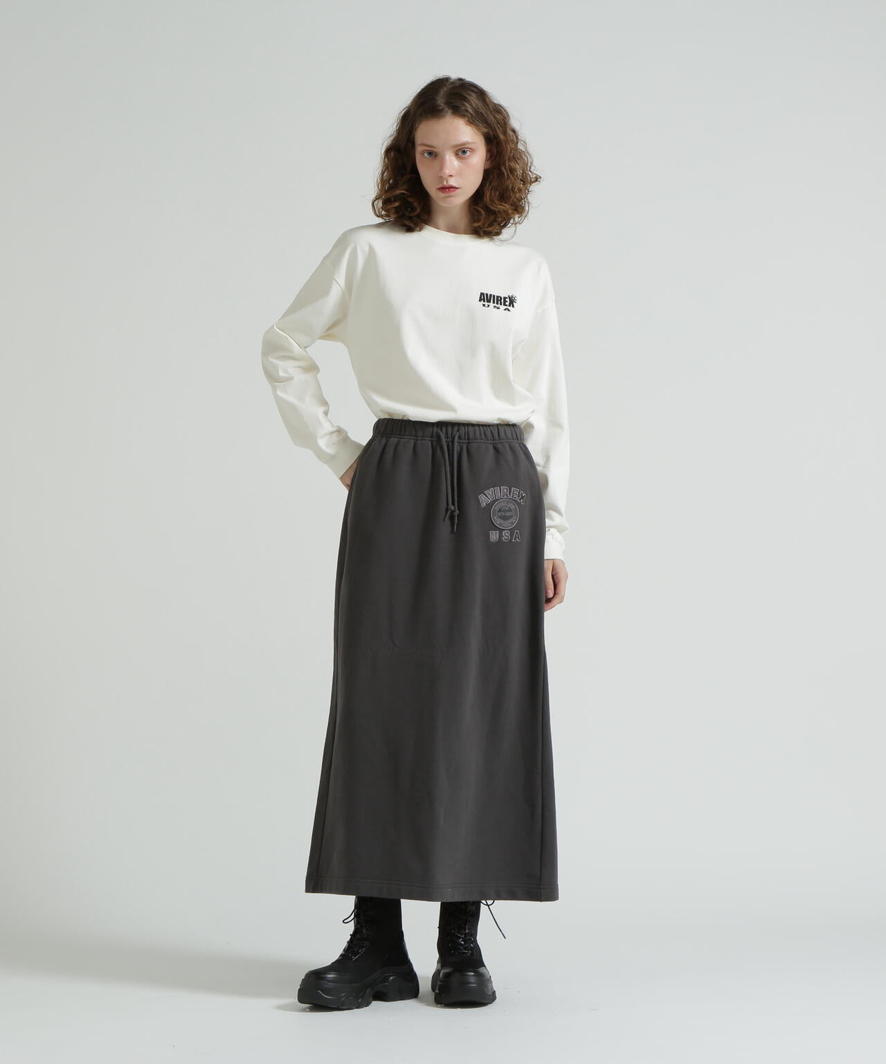 AVIREX 50th VARSITY SKIRT/バーシティースカート