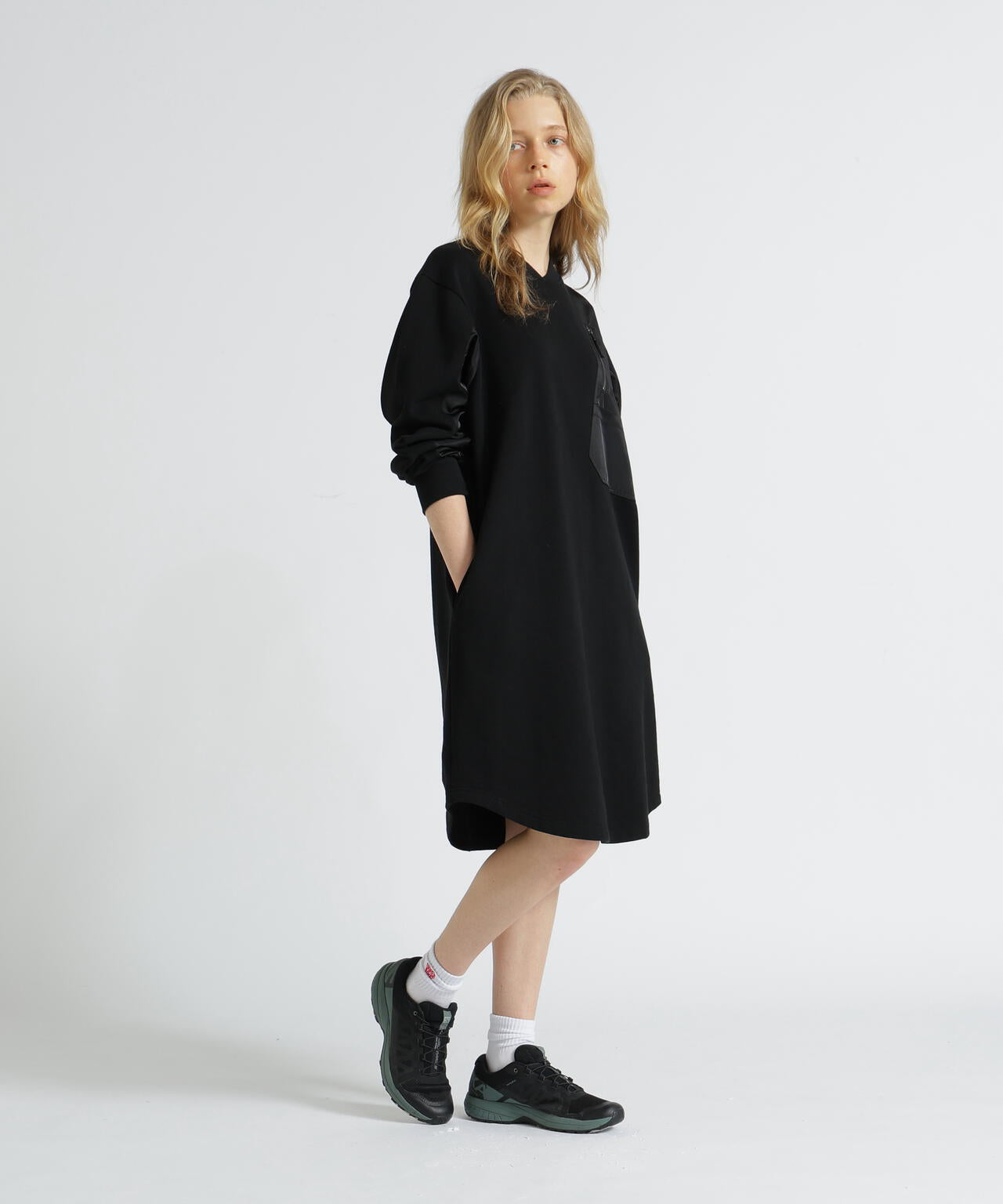 《SOUVENIR COLLECTION》WOMAN/NYLON COMBI MILITARY ONEPIECE