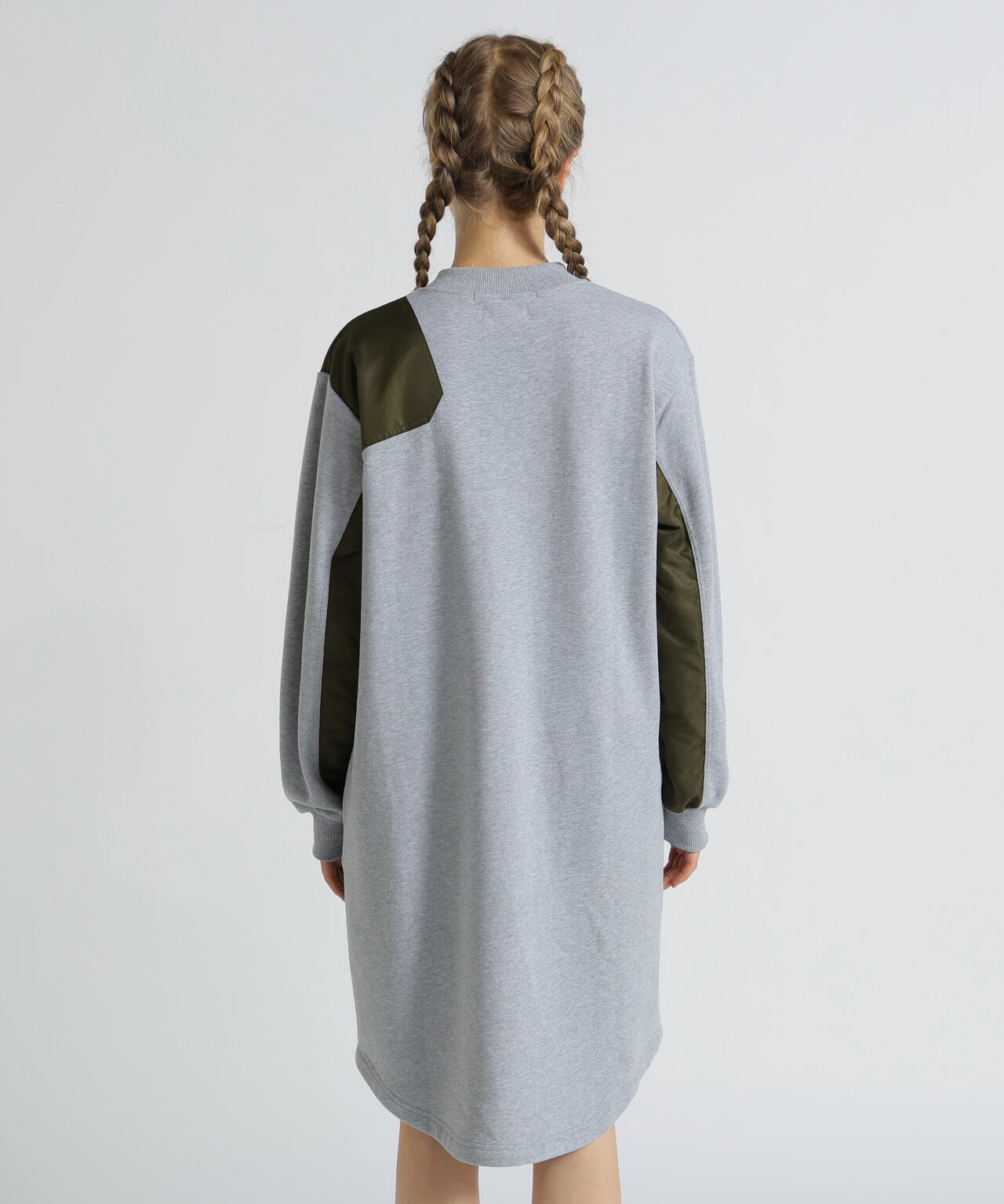 《SOUVENIR COLLECTION》WOMAN/NYLON COMBI MILITARY ONEPIECE