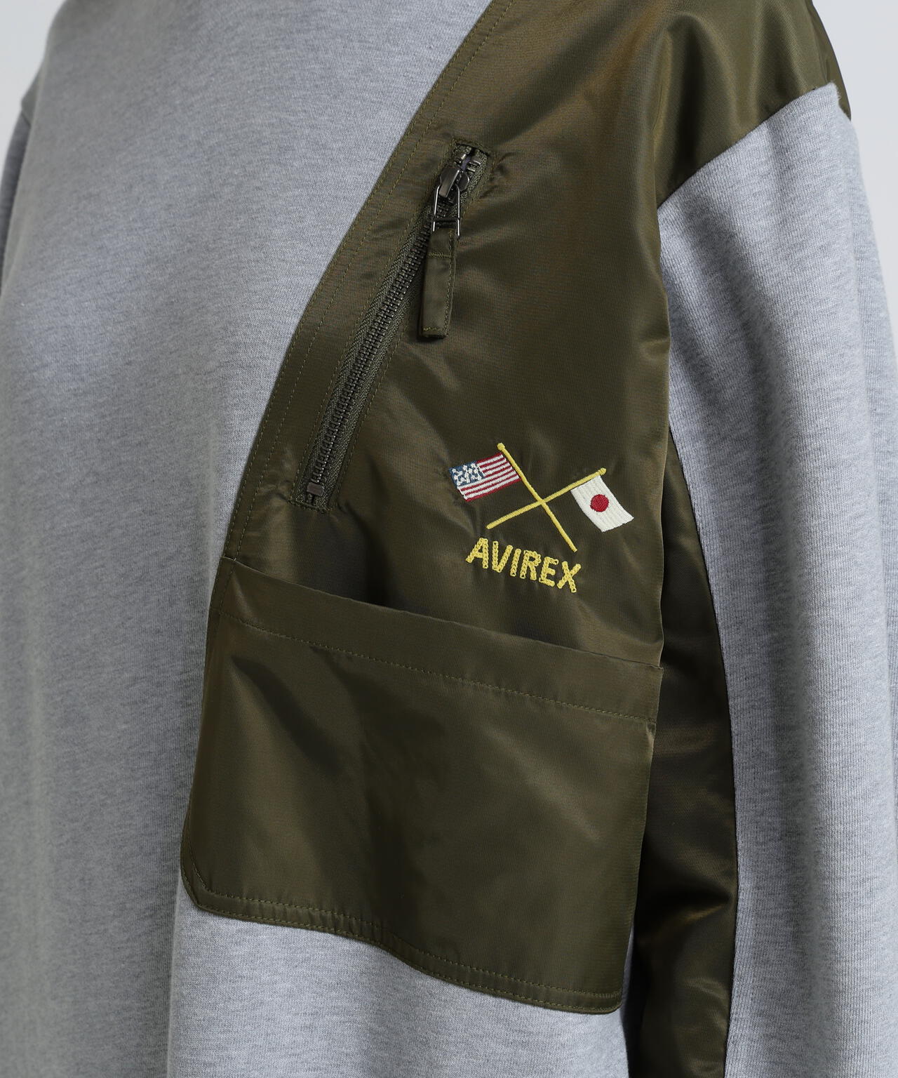 《SOUVENIR COLLECTION》WOMAN/NYLON COMBI MILITARY ONEPIECE