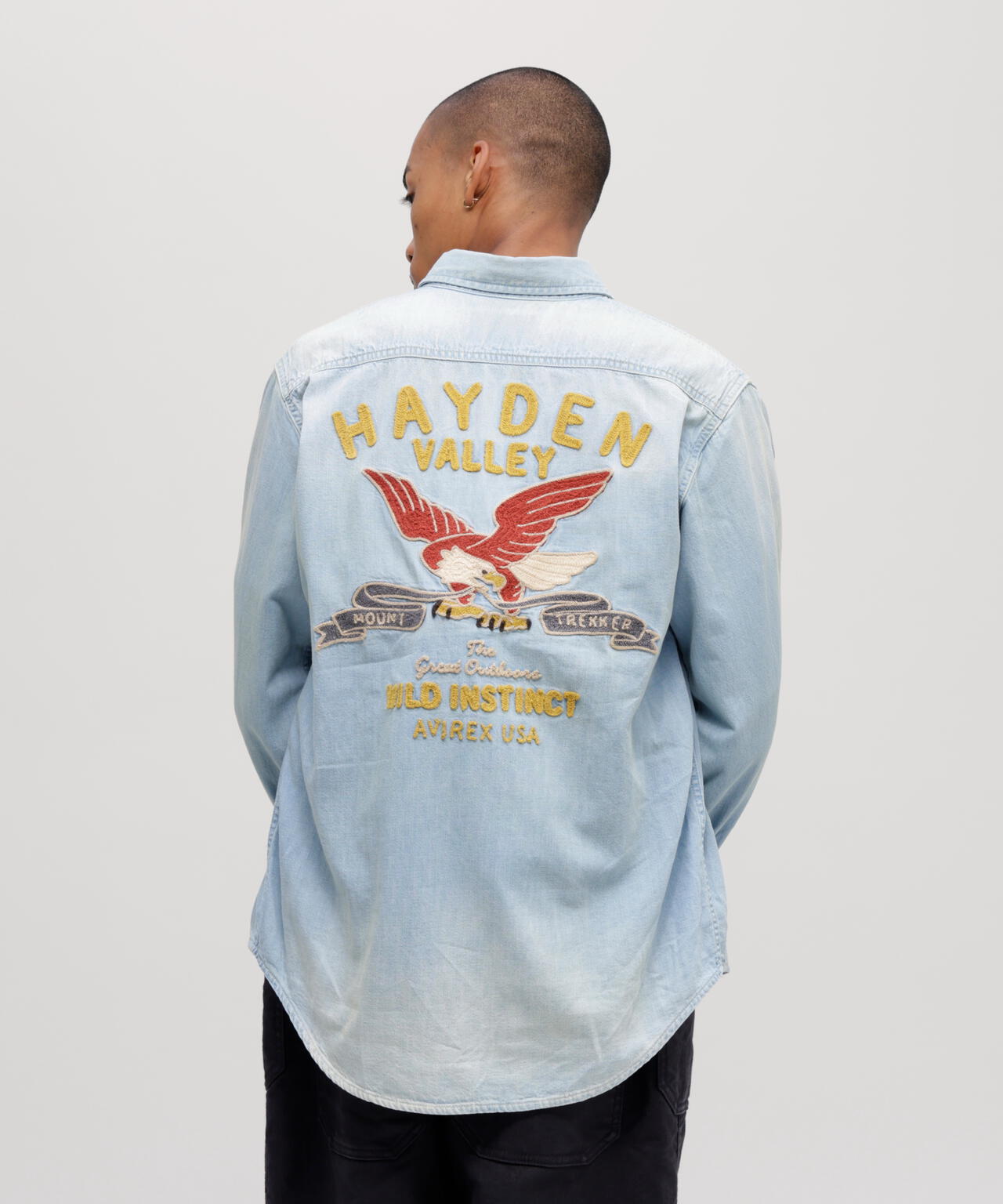 EMB DENIM SHIRT ”HAYDEN VALLEY”