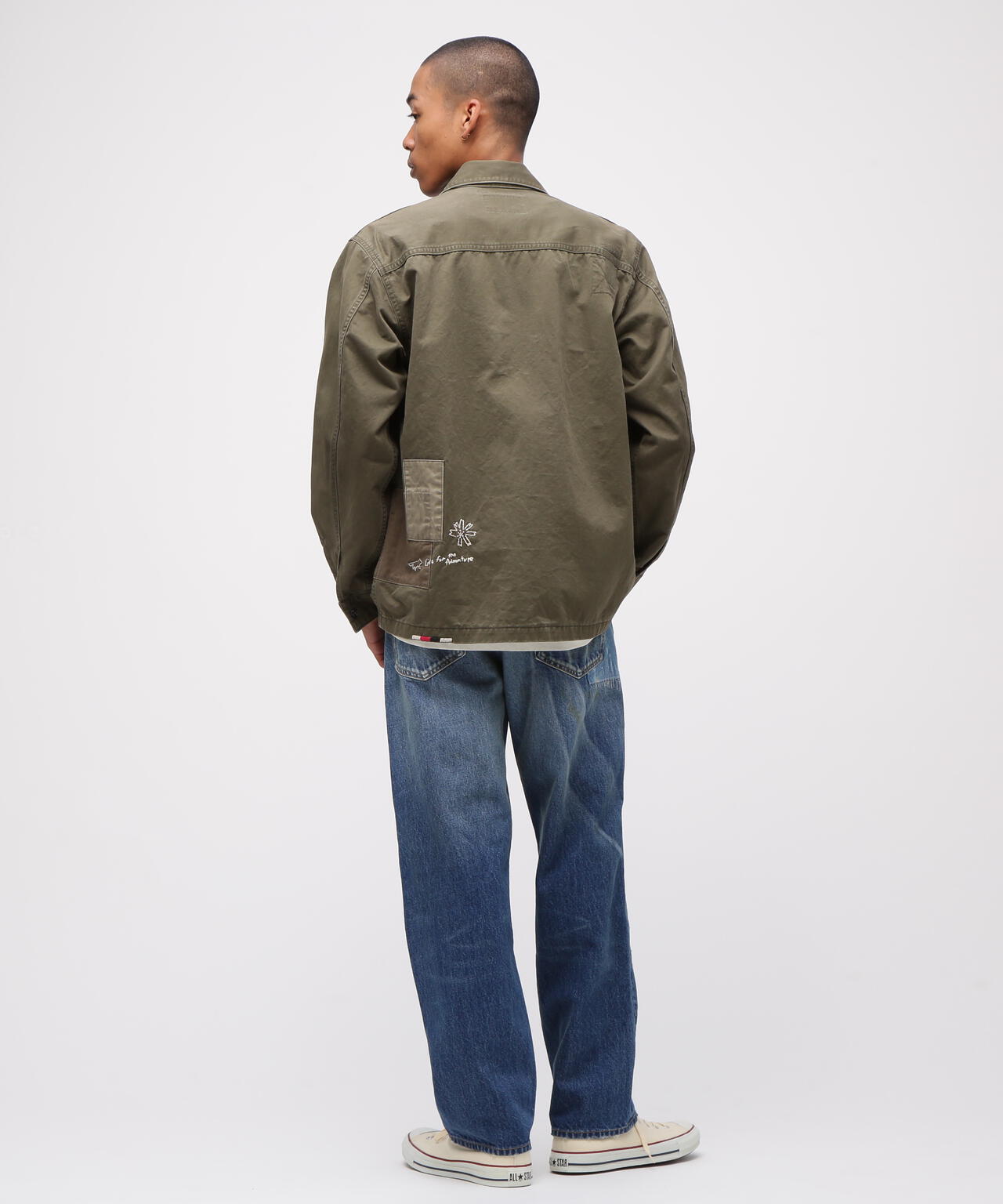 《RESTORE COLLECTION》REPAIR CUSTOM & EMB UTILITY SHIRT JACKET