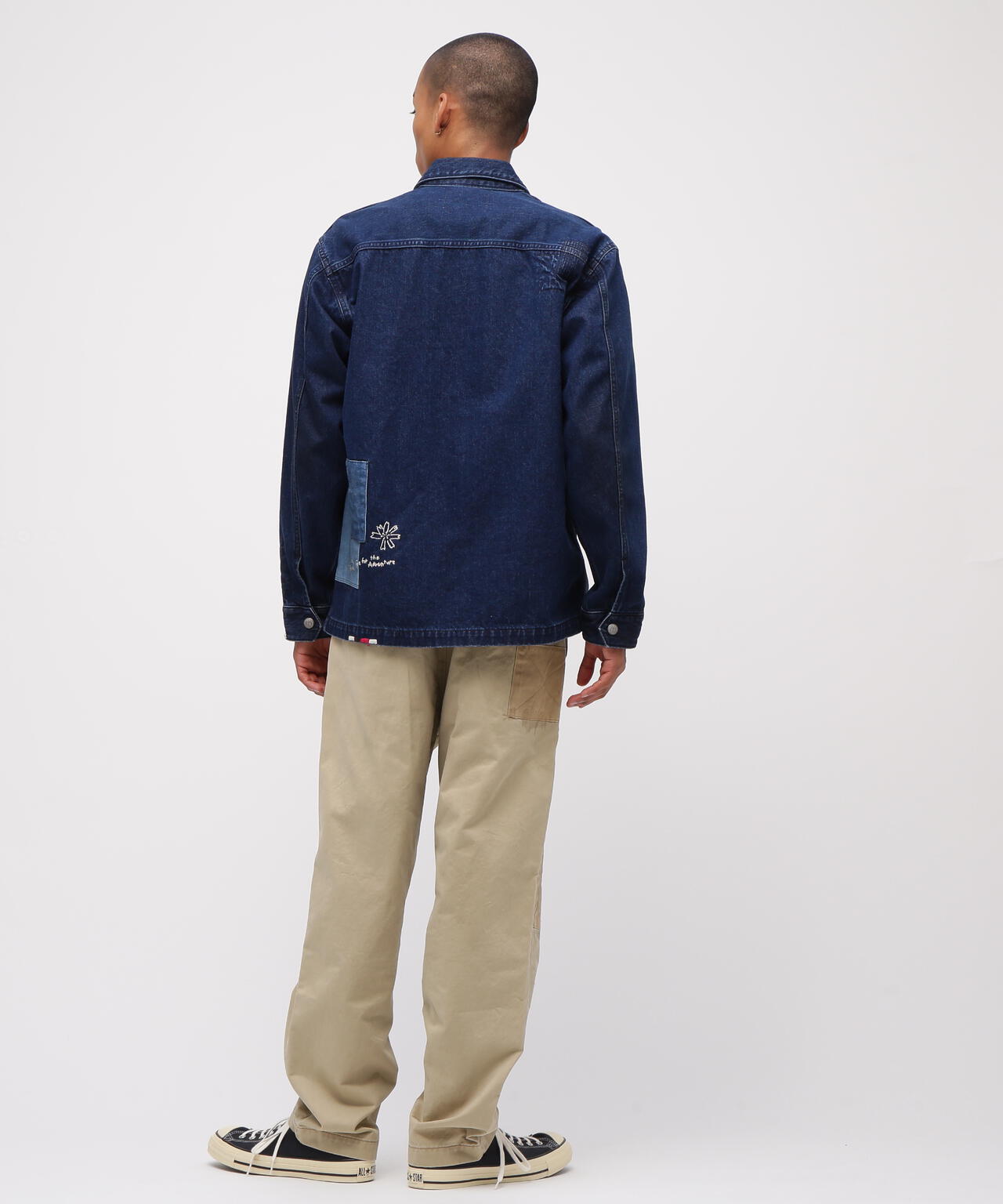 《RESTORE COLLECTION》REPAIR CUSTOM & EMB UTILITY SHIRT JACKET
