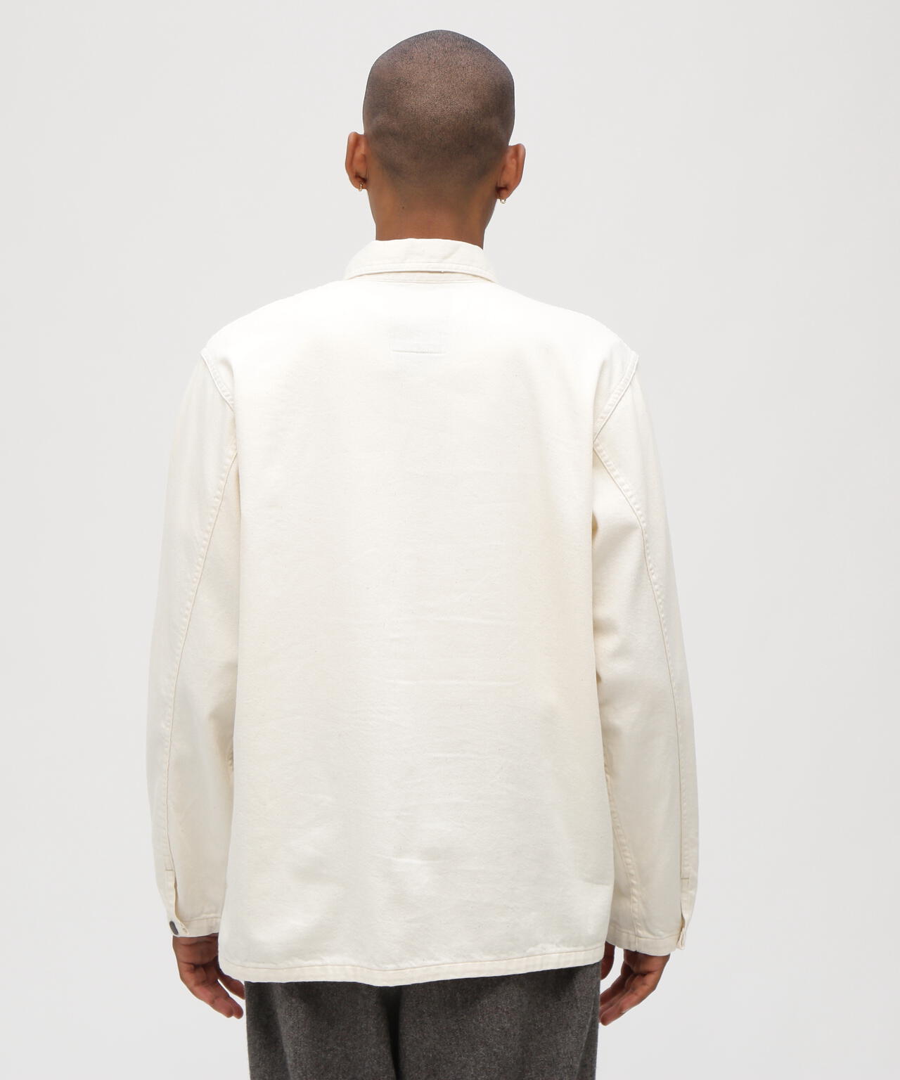 《TFQP by HANDROOM》NEP DENIM PULLOVER SHIRT